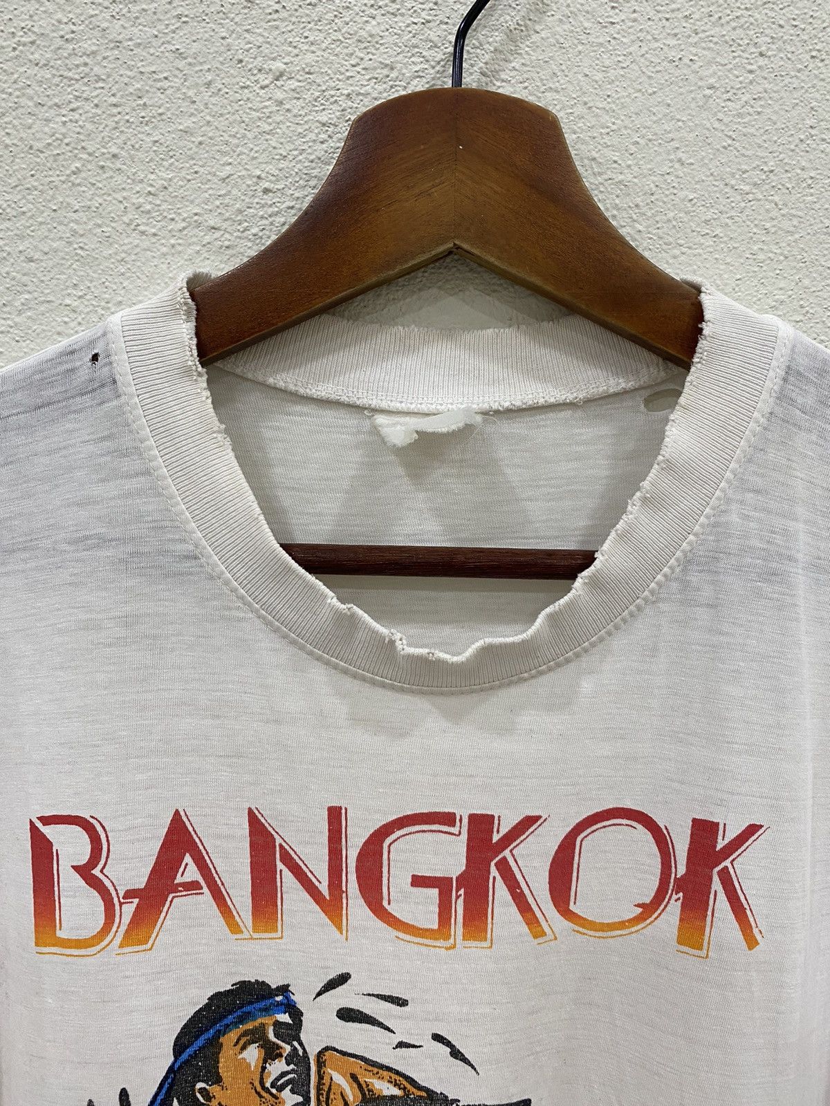 Vintage 90s Muay Thai / Kick boxing T-Shirts Size S-M Size US M / EU 48-50 / 2 - 4 Thumbnail