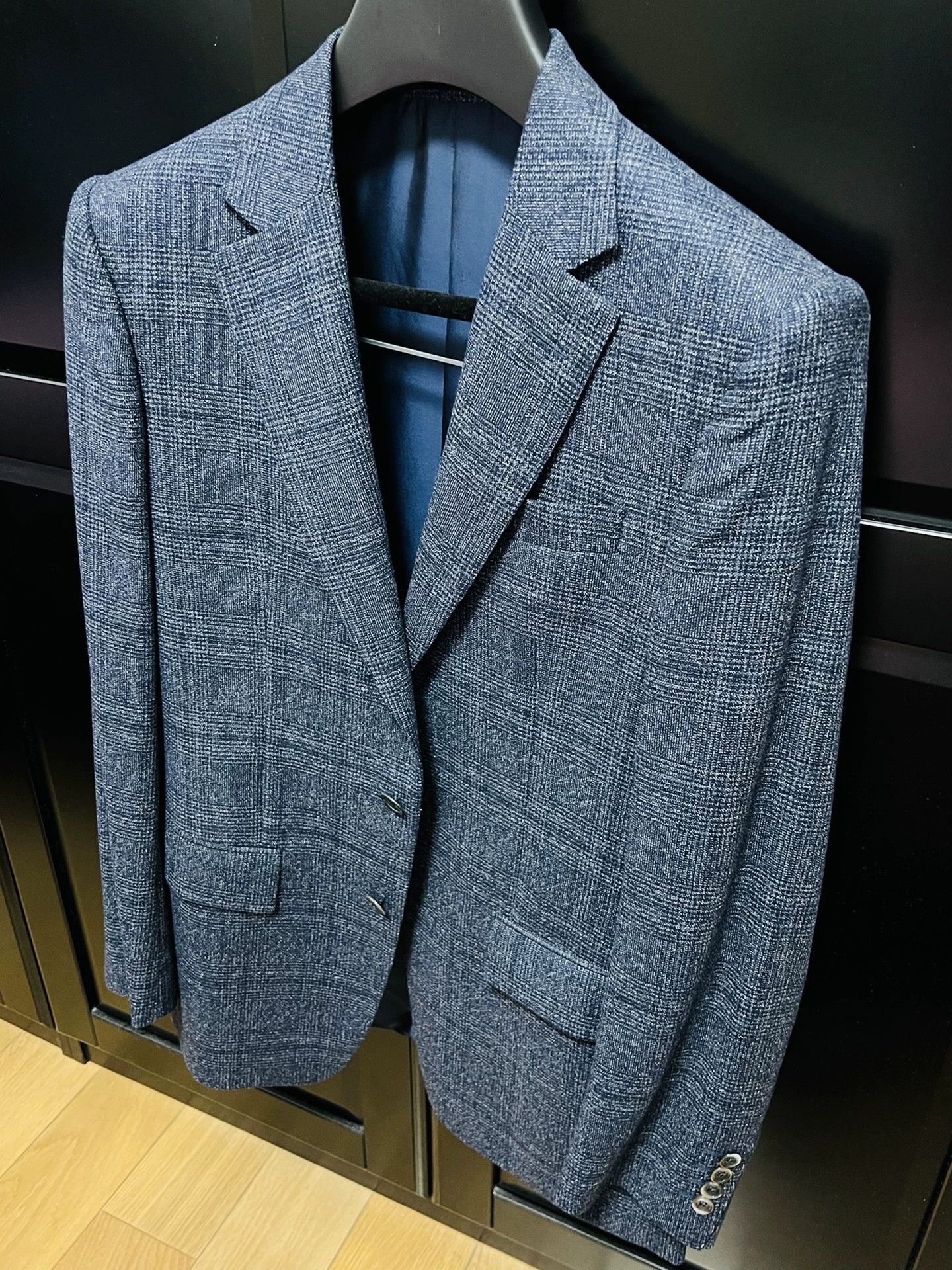 Chester Barrie Chester Barrie Blue Prince of Wales Jacket Size US M / EU 48-50 / 2 - 1 Thumbnail