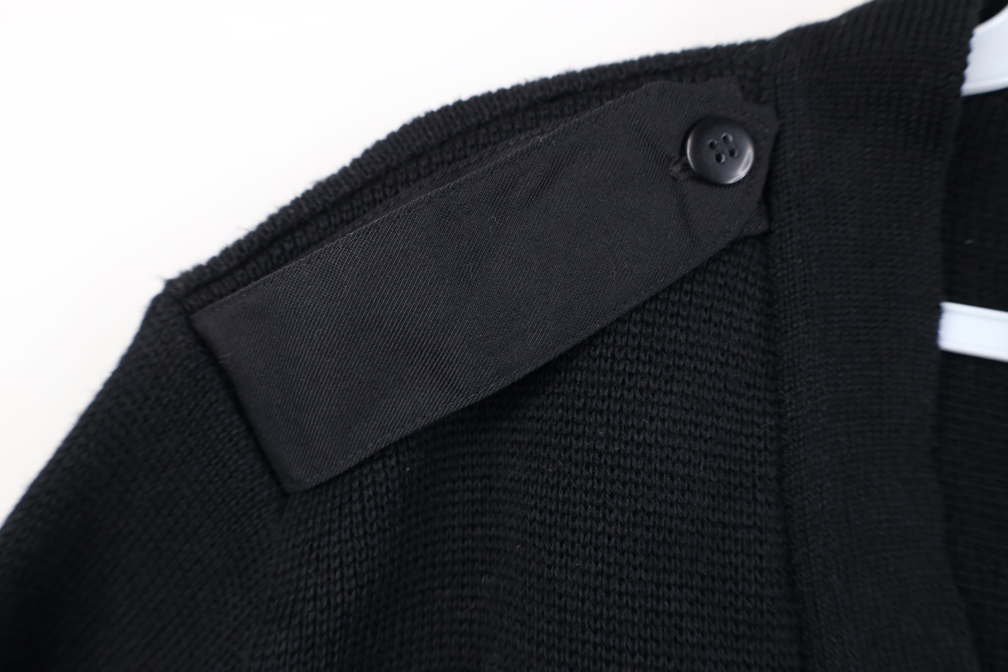 Vintage Vintage 90s Knit Military Commando Cardigan Sweater Black Size US XXL / EU 58 / 5 - 7 Thumbnail