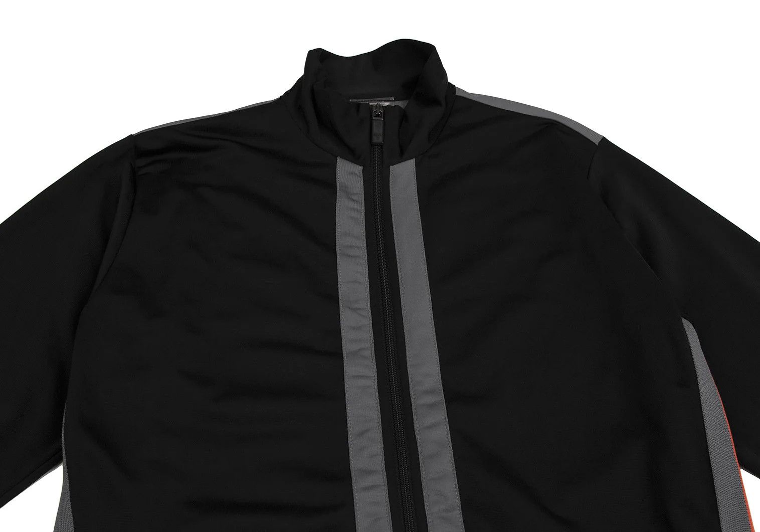 Emporio Armani Track Jacket with Contrast Panels in Black and Gray Size US L / EU 52-54 / 3 - 2 Thumbnail