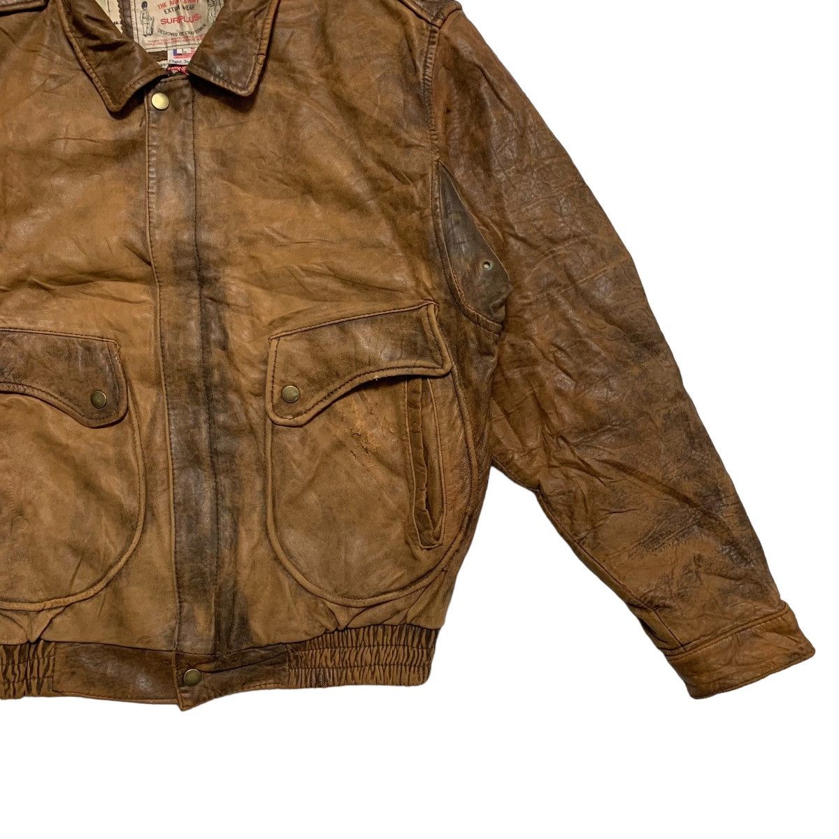 Other Vintage Surplus Flight Leather Jacket Size US M / EU 48-50 / 2 - 3 Thumbnail