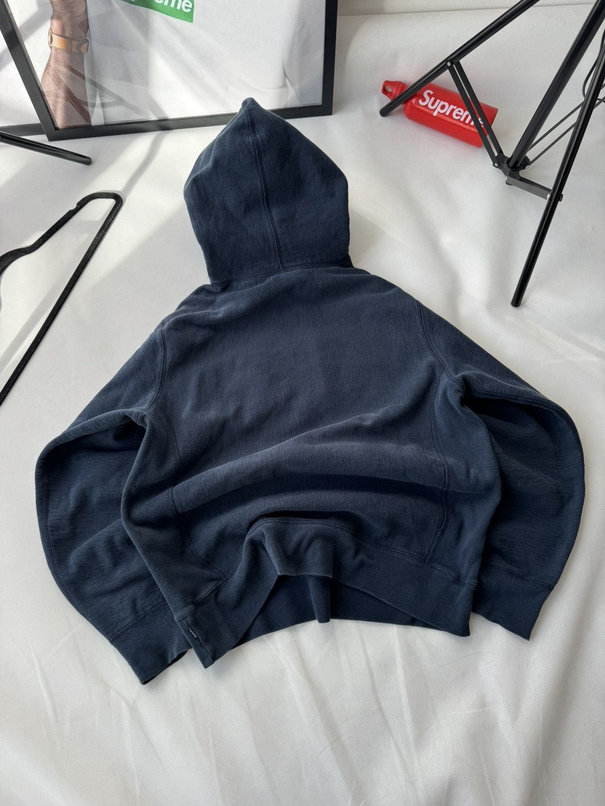 Hypebeast Rare SUPREME Big Logo Zip Up Boxy Fit Hoodie Size US L / EU 52-54 / 3 - 20 Thumbnail