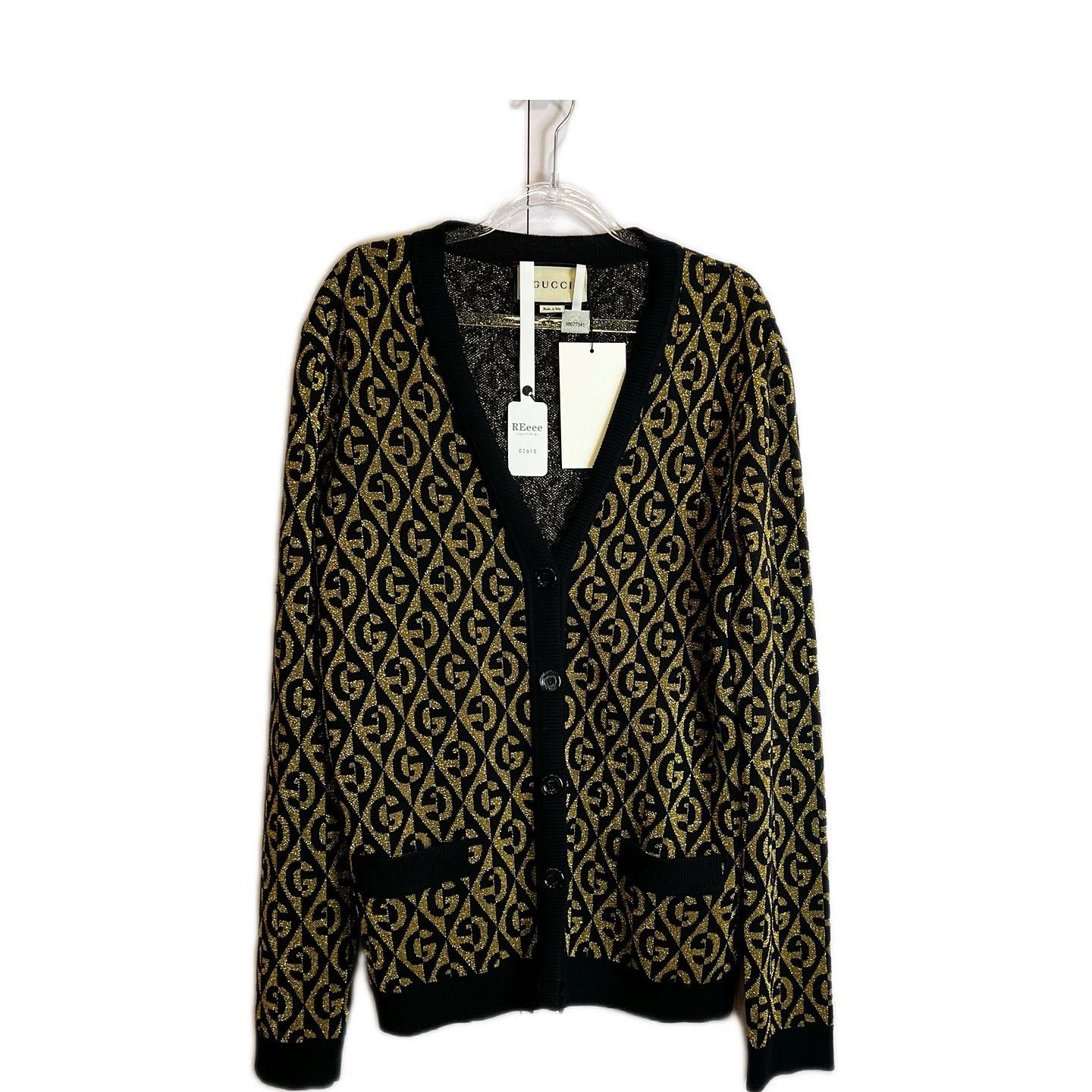 Gucci Gucci Geometric Logo Cardigan Size S Size S / US 4 / IT 40 - 1 Thumbnail