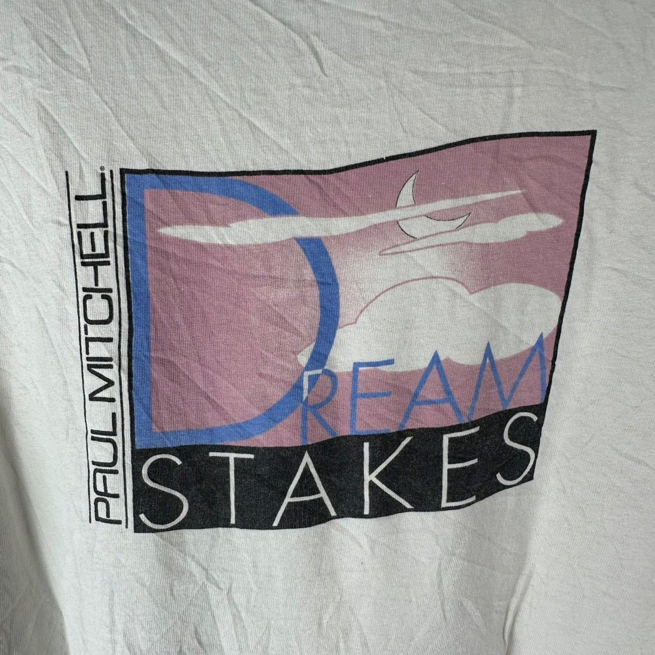 Vintage ​​​​​​Vintage 90s Paul Mitchell Dream Stakes Promo T-shirt Size US XL / EU 56 / 4 - 4 Thumbnail