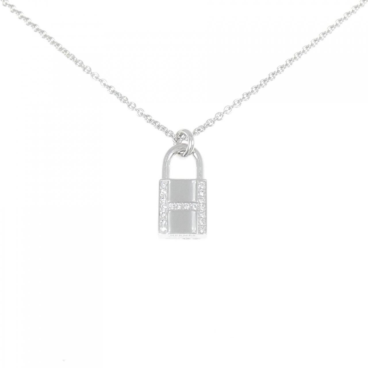 Hermes Hermes Hermes Amulette Cadena 750 White Gold Diamond Necklace Metal Necklace DUTY FREE for USA Size ONE SIZE - 1 Thumbnail