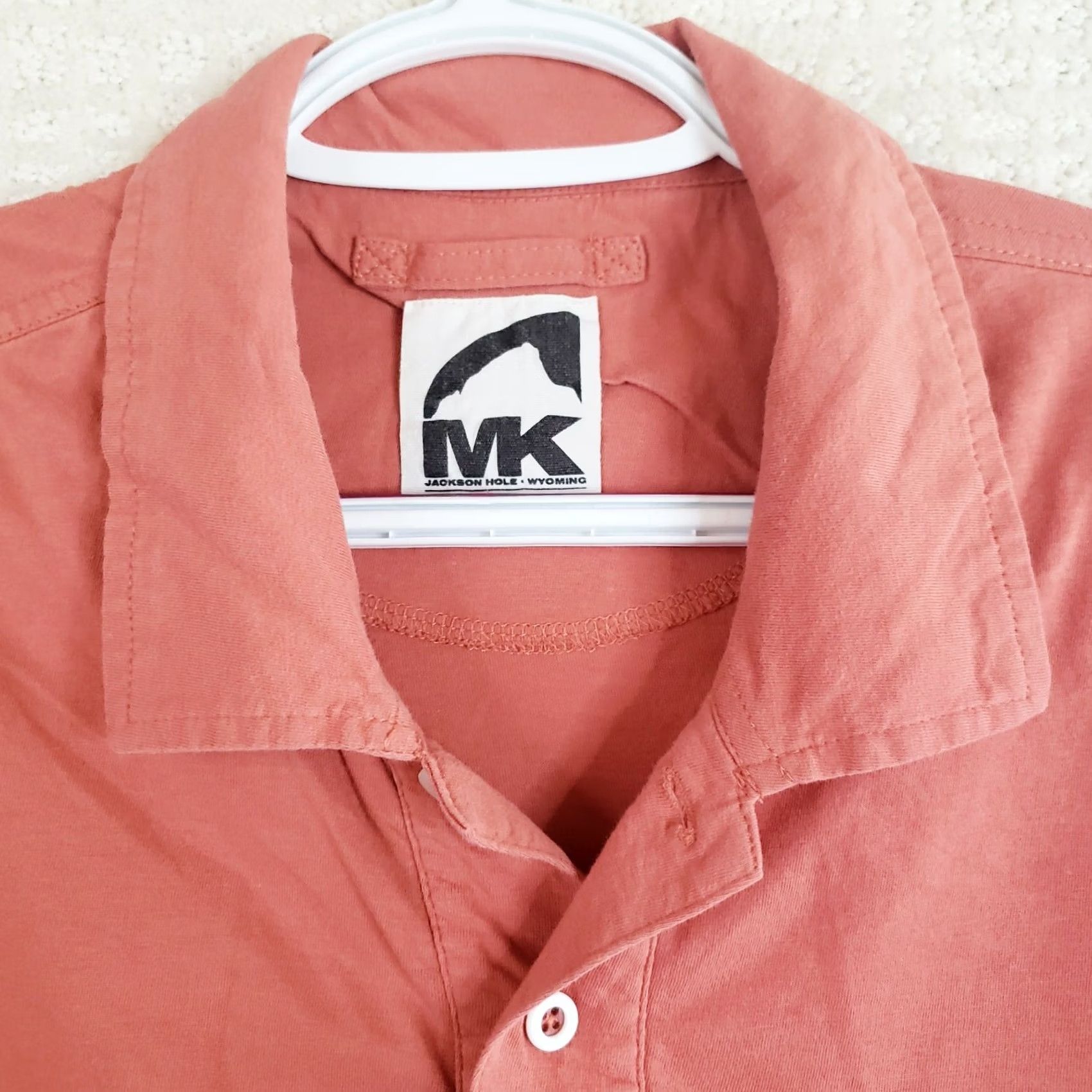 Mountain Khakis Mountain Khakis Polo Shirt Men's L Short Sleeve Coral Classic Outdoor Size US L / EU 52-54 / 3 - 4 Thumbnail