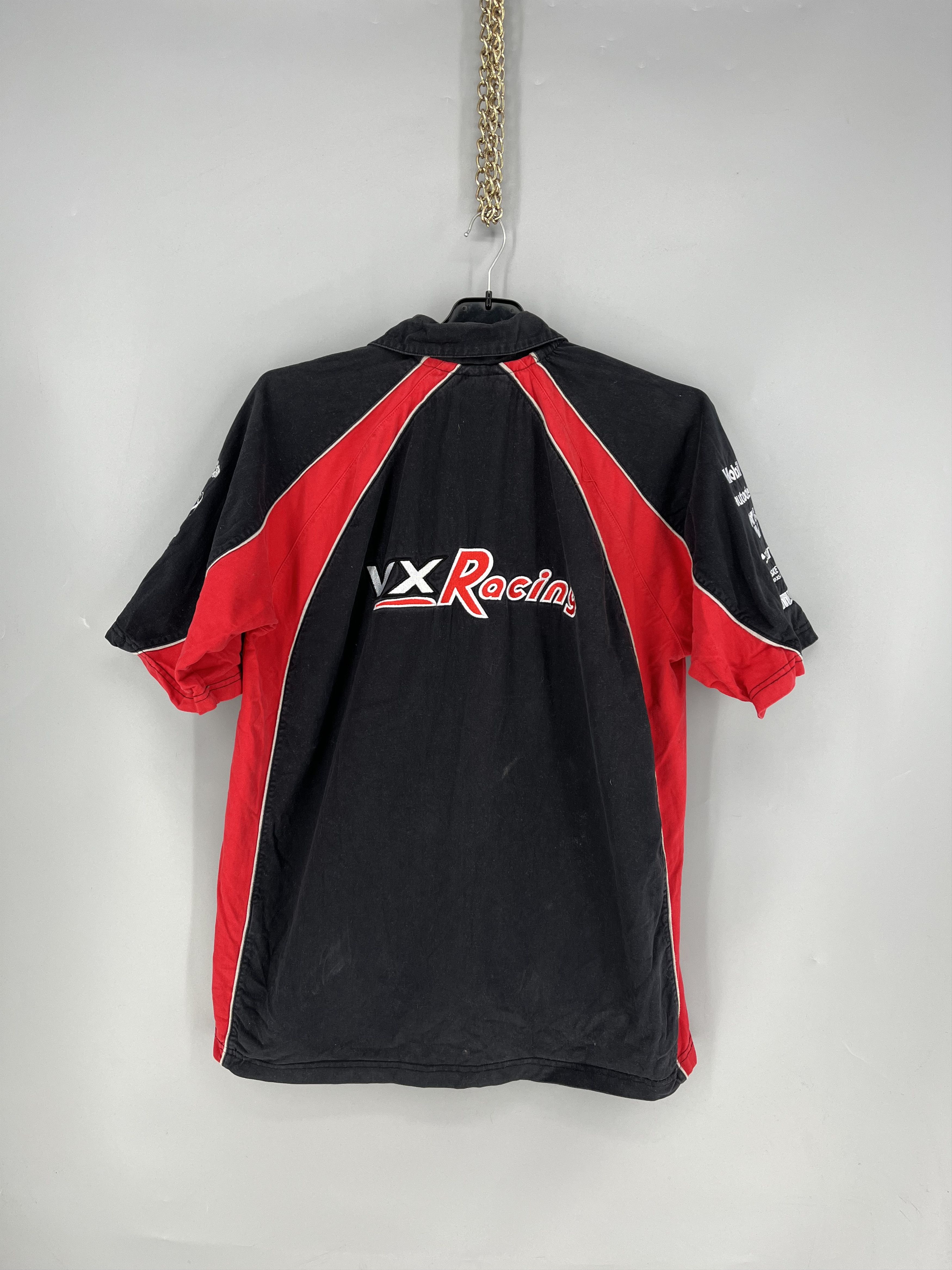 Vintage Vauxhall VX Racing BTCC Polo Shirt Mens M Black Red Size US M / EU 48-50 / 2 - 11 Thumbnail