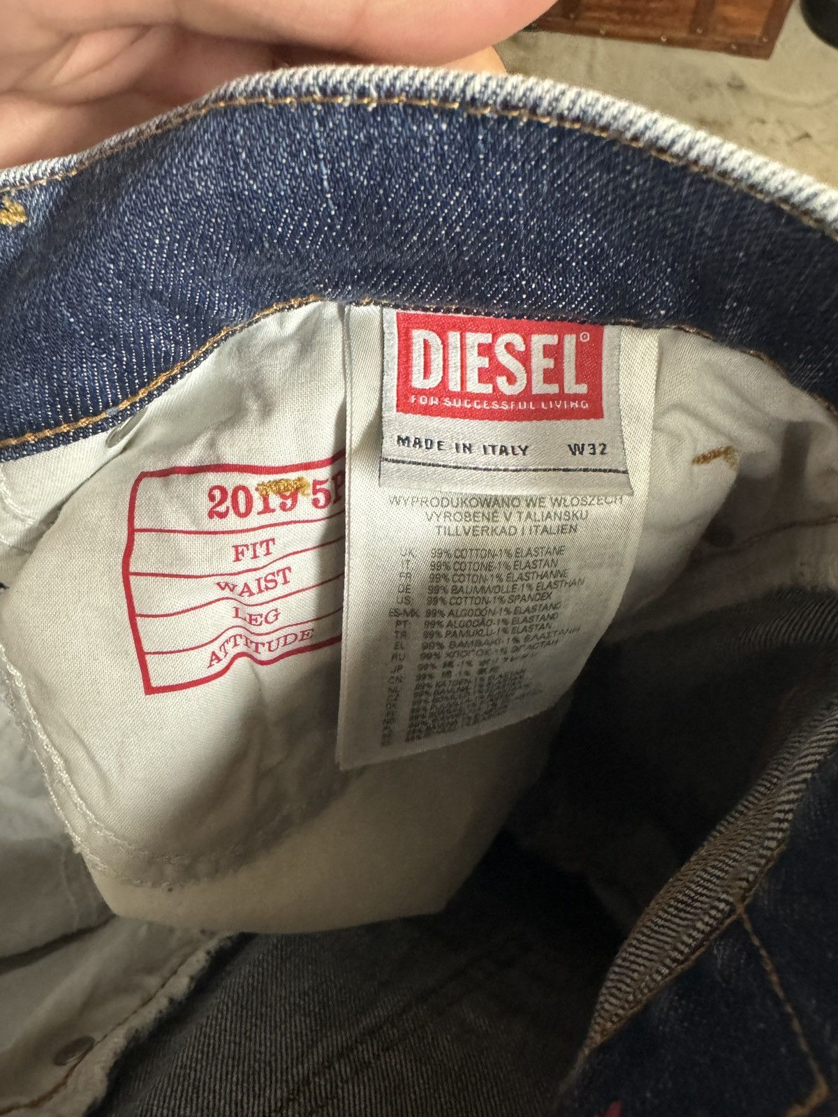 Designer × Diesel Diesel Denim Light Blue Size US 32 / EU 48 - 4 Thumbnail