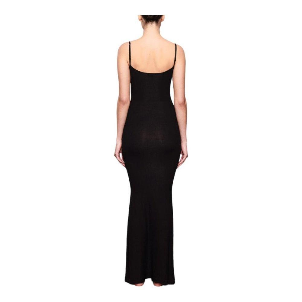 Designer CT1226a SKIMS SOFT LOUNGE LONG SLIP DRESS-ONYX Size XL / US 12-14 / IT 48-50 - 4 Thumbnail