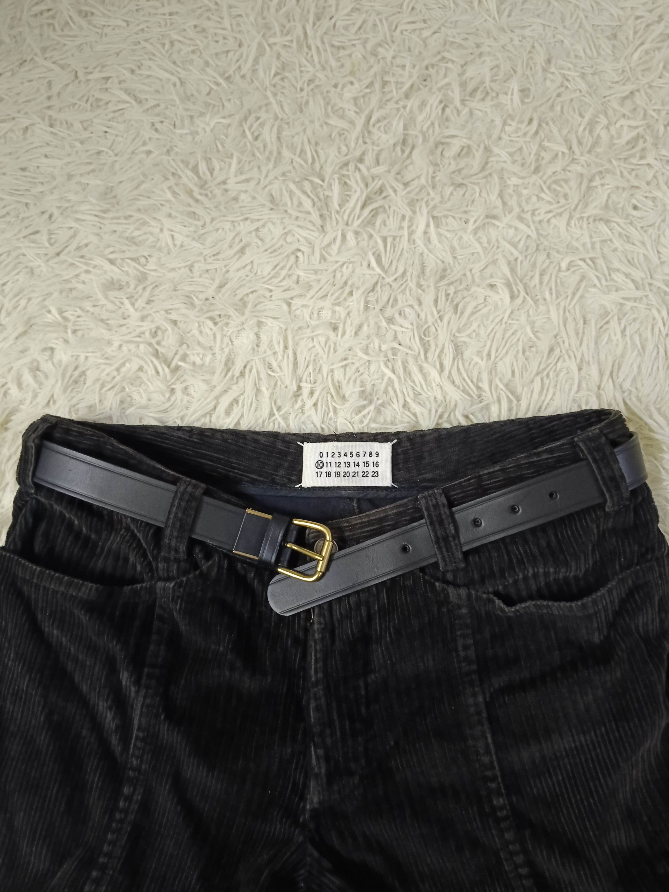 Yohji Yamamoto YOHJI YAMAMOTO BLACK LEATHER BELT Size ONE SIZE - 1 Thumbnail