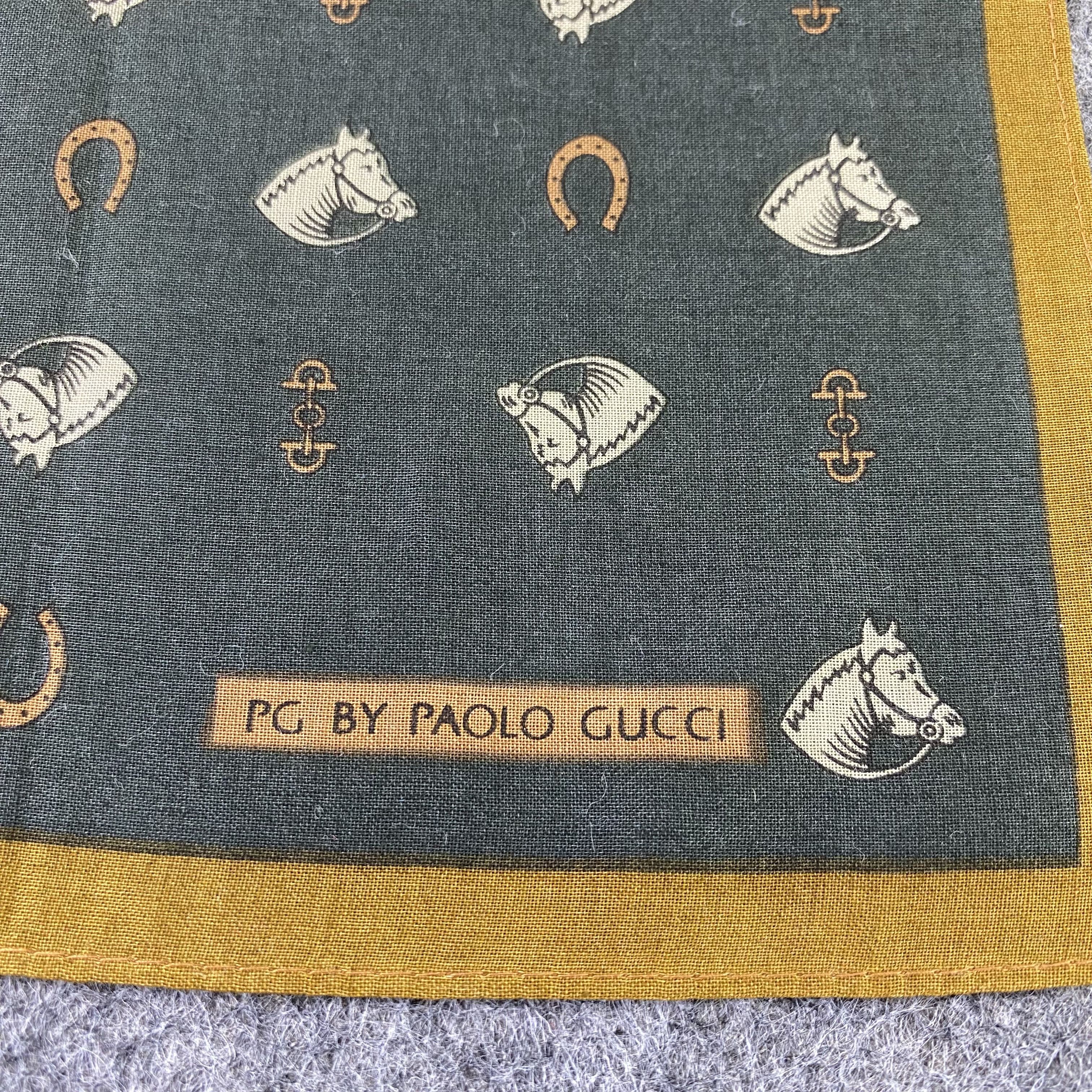 Paolo Gucci Paolo Gucci Handkerchief / Bandana / Neckerchief-B756 Size ONE SIZE - 5 Thumbnail