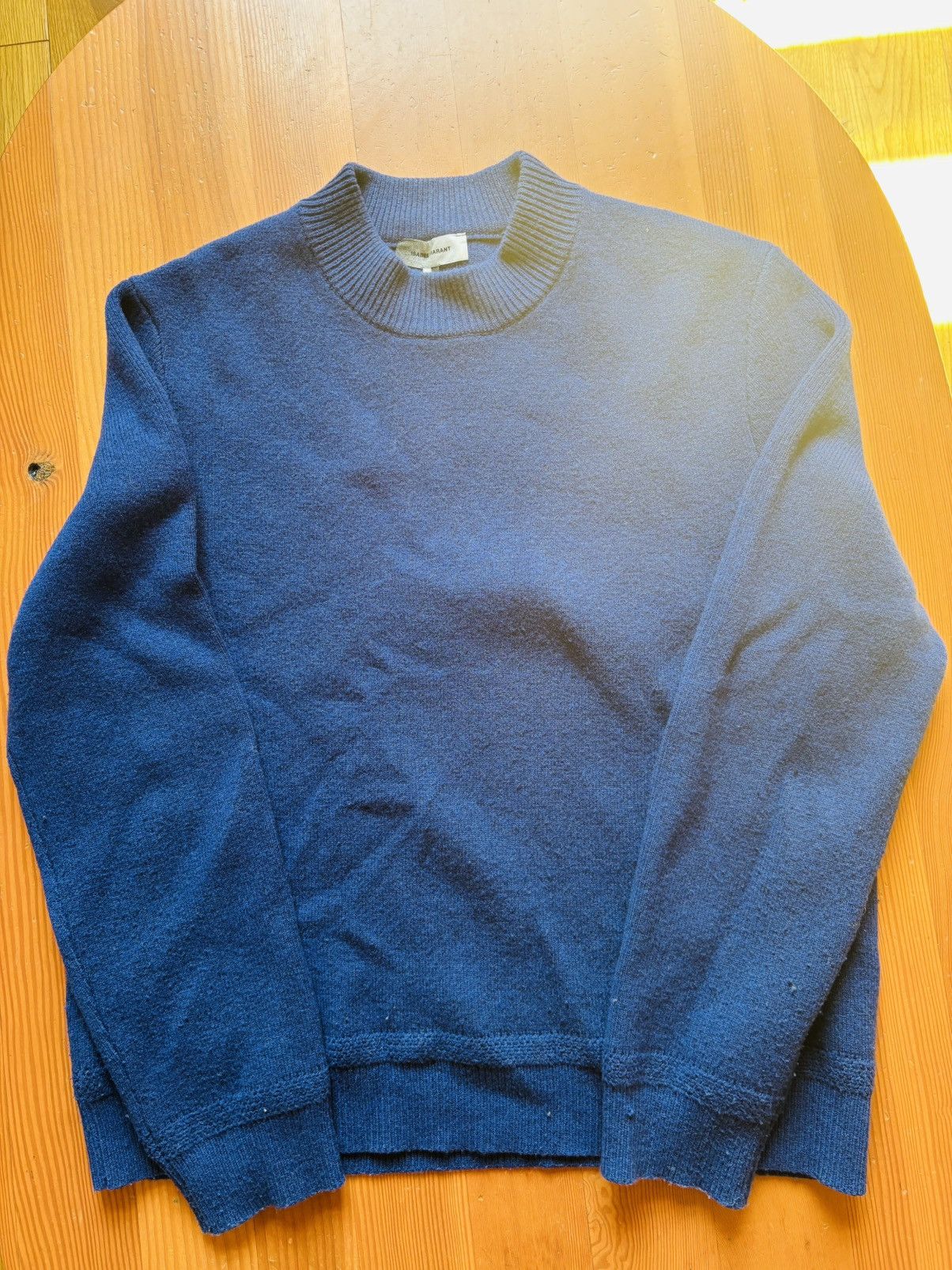 Isabel Marant Isabel Marant Blue Wool Sweater Size US M / EU 48-50 / 2 - 2 Thumbnail
