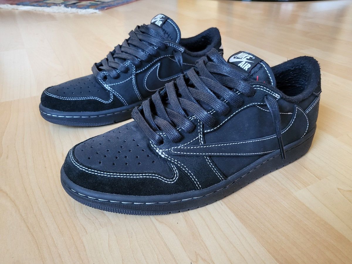 Jordan Brand × Travis Scott Jordan 1 Low Travis Scott Black Phantom Size US 9 / EU 42 - 1 Thumbnail