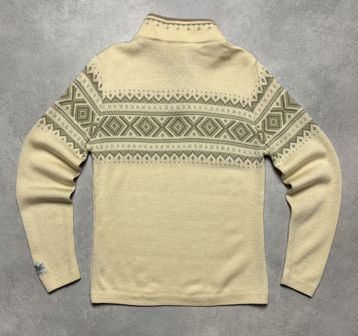 Dale Of Norway Dale Of Norway 1/4 Zip Wool Knit Sweater Geometrical Pattern Size M / US 6-8 / IT 42-44 - 2 Thumbnail