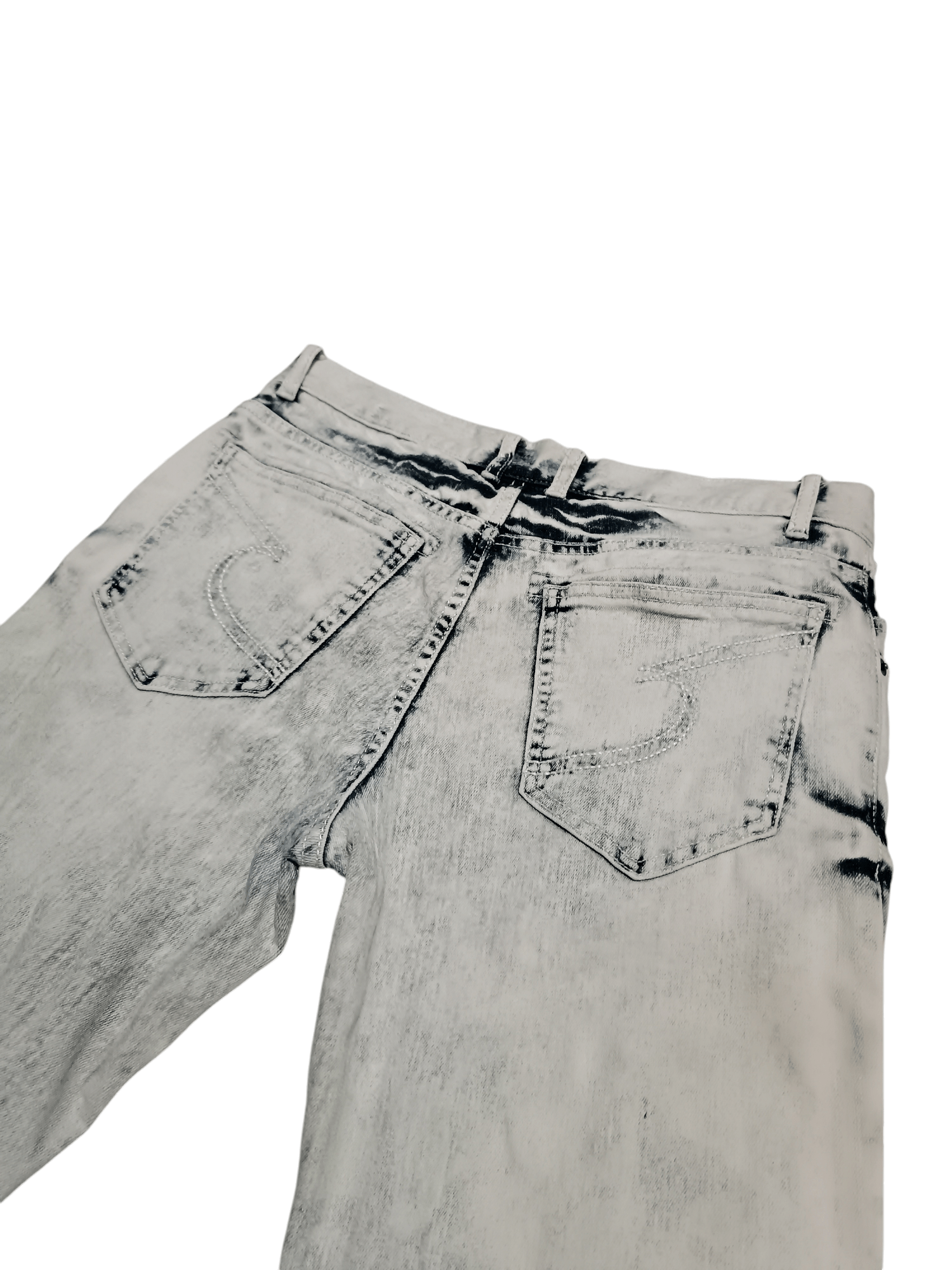 Japanese Brand × semanticdesign Sematic Design Acid Wash Denim Banana Pant Size US 31 - 3 Thumbnail