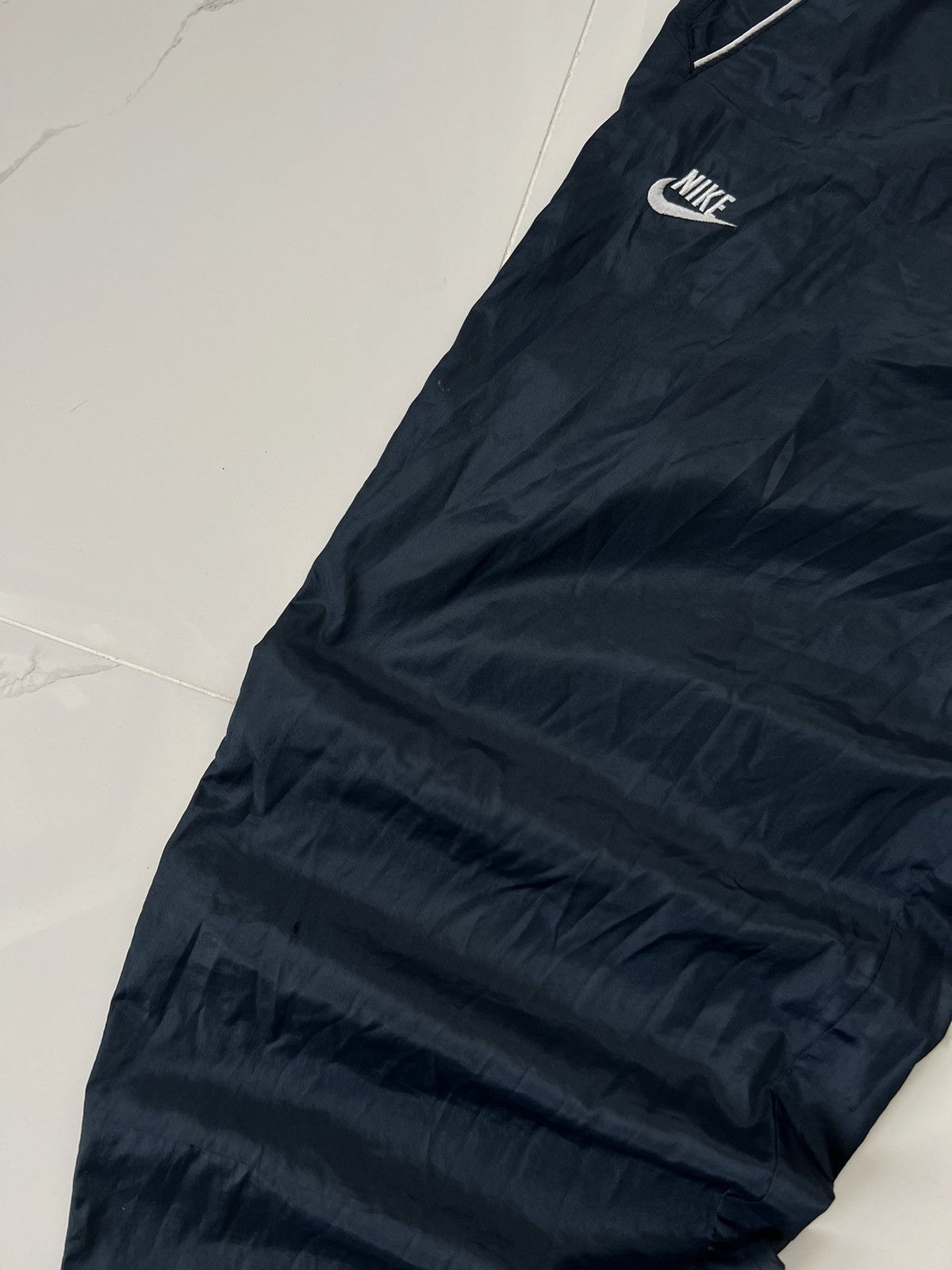 Nike × Vintage 90's NIKE BAGGY TRACK PANTS SWOOSH LOGO Y2K RETRO Size US 34 / EU 50 - 5 Thumbnail