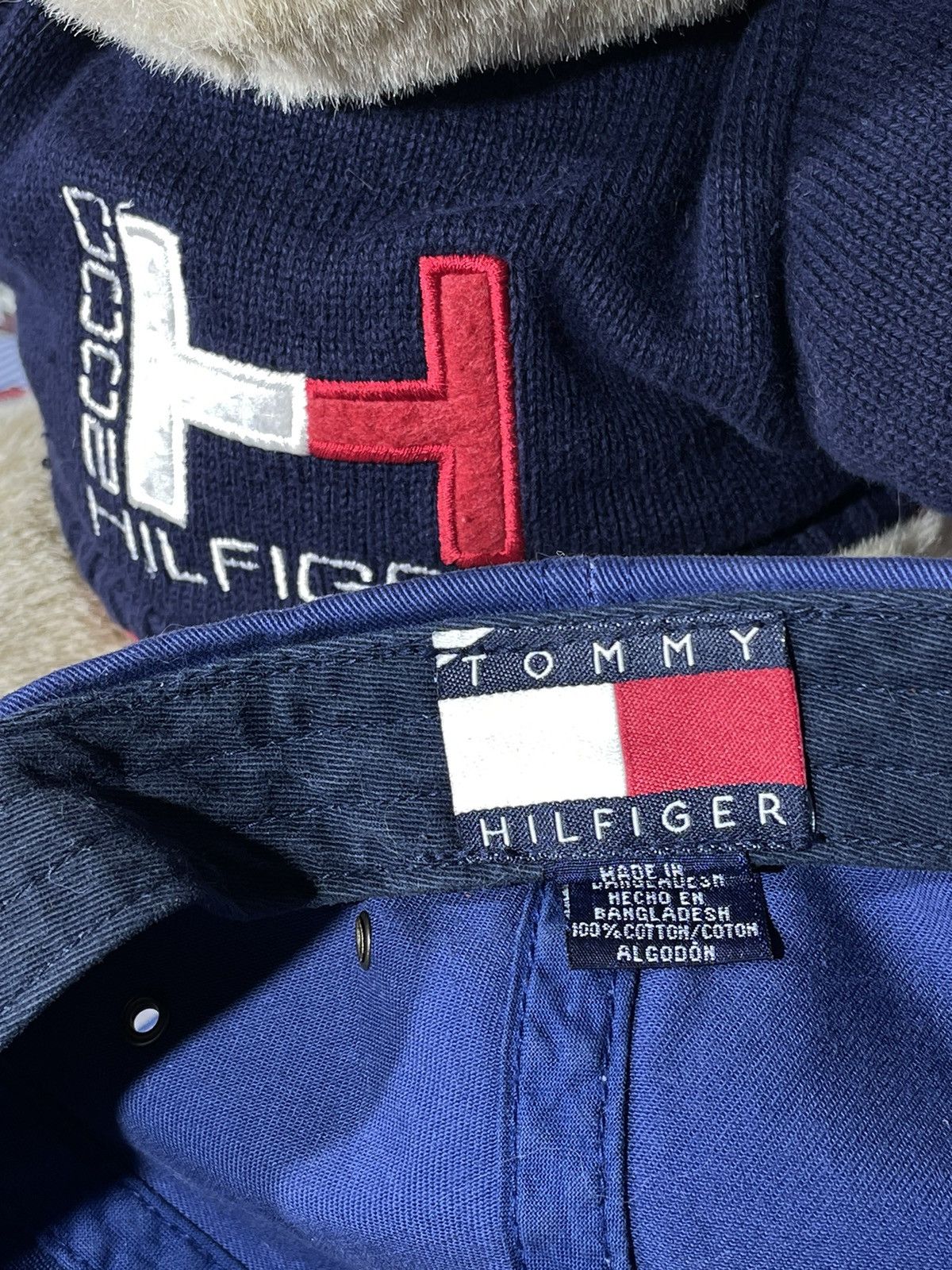 Tommy Hilfiger × Vintage Cap Tommy Hilfiger Big Flag OG Vintage 90’s Size ONE SIZE - 9 Thumbnail