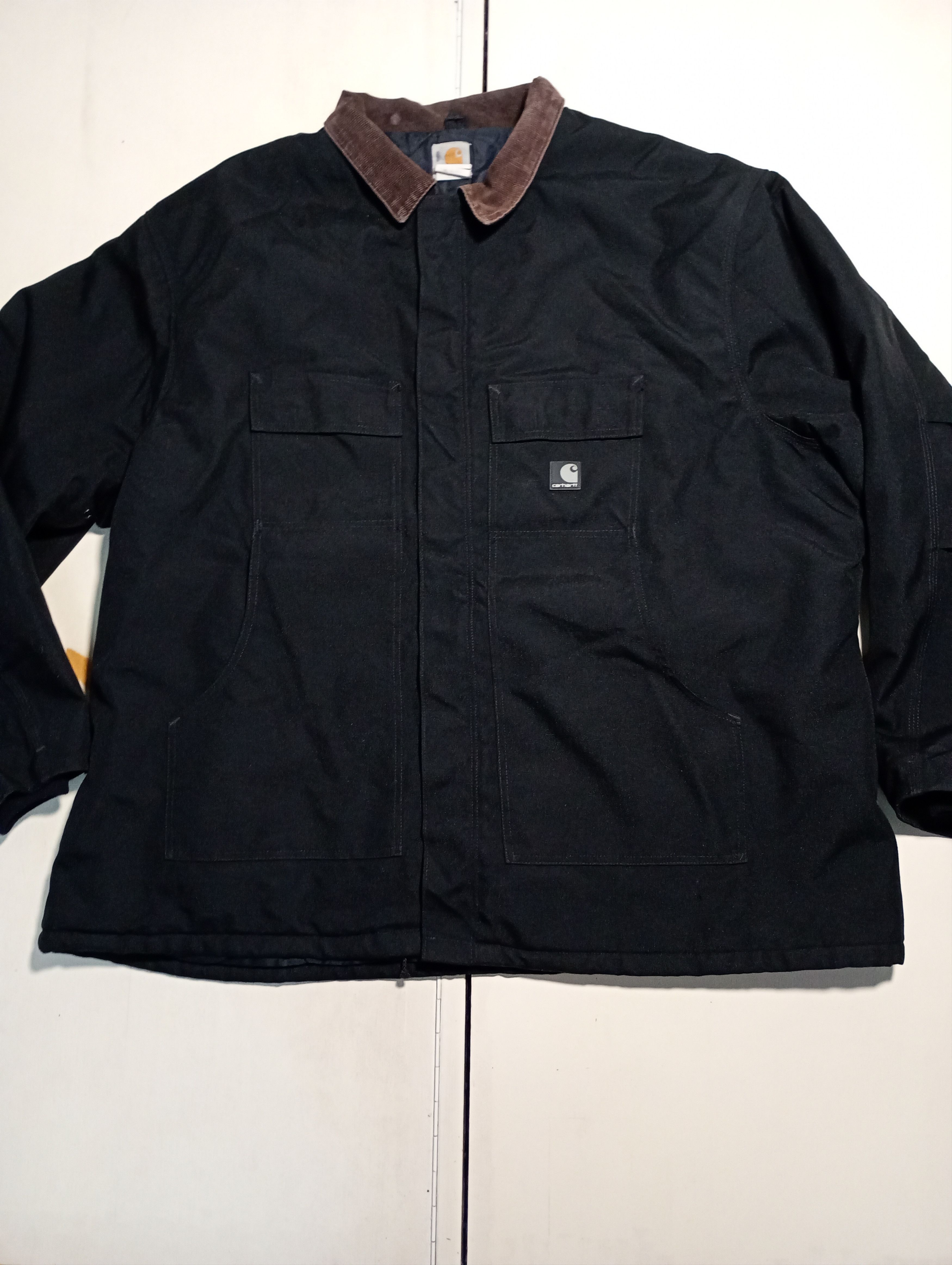 Carhartt Carhartt Quilt Lined Canvas Black Work Jacket Size US XXL / EU 58 / 5 - 1 Thumbnail