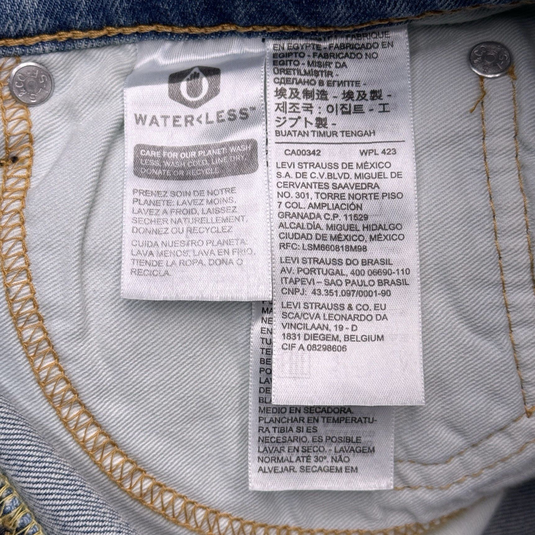 Levi's Levi's Jeans 511 Slim 29x32 Regular Mens Denim Blue 99% Cotton 1% Elastane Mid Rise Stretch Size US 29 - 7 Thumbnail