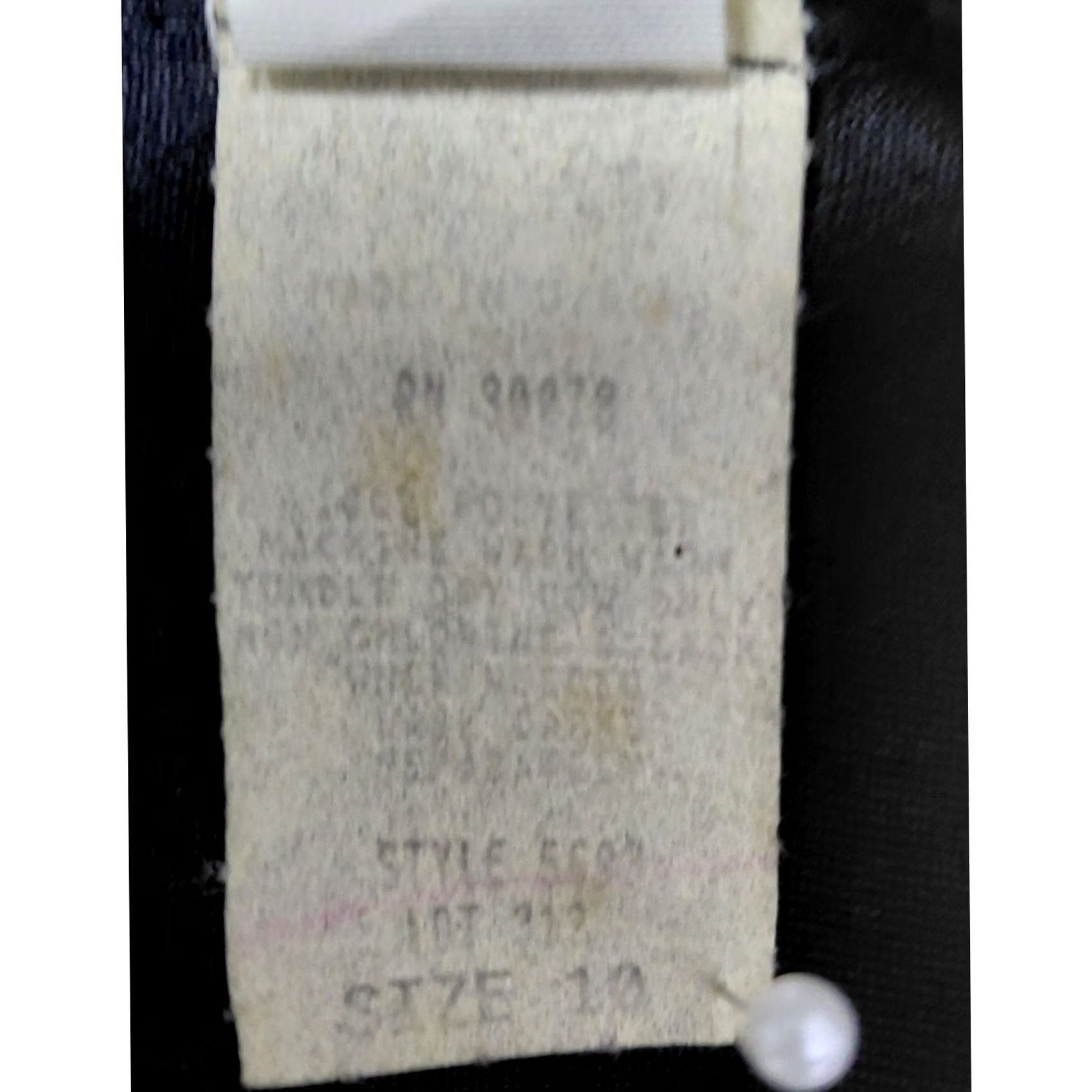 Velvet VINTAGE Fire Islander Petite Blazer Black Velvet 10P Women Size L / US 10 / IT 46 - 6 Thumbnail