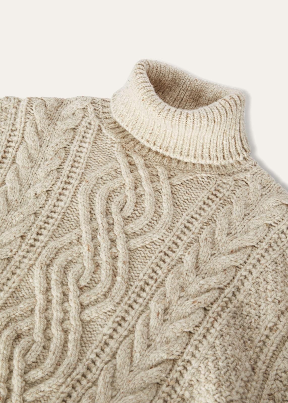 Loro Piana o1srvl11e0824 Newcastle Turtleneck Cashmere Sweater in White Size M / US 6-8 / IT 42-44 - 6 Thumbnail