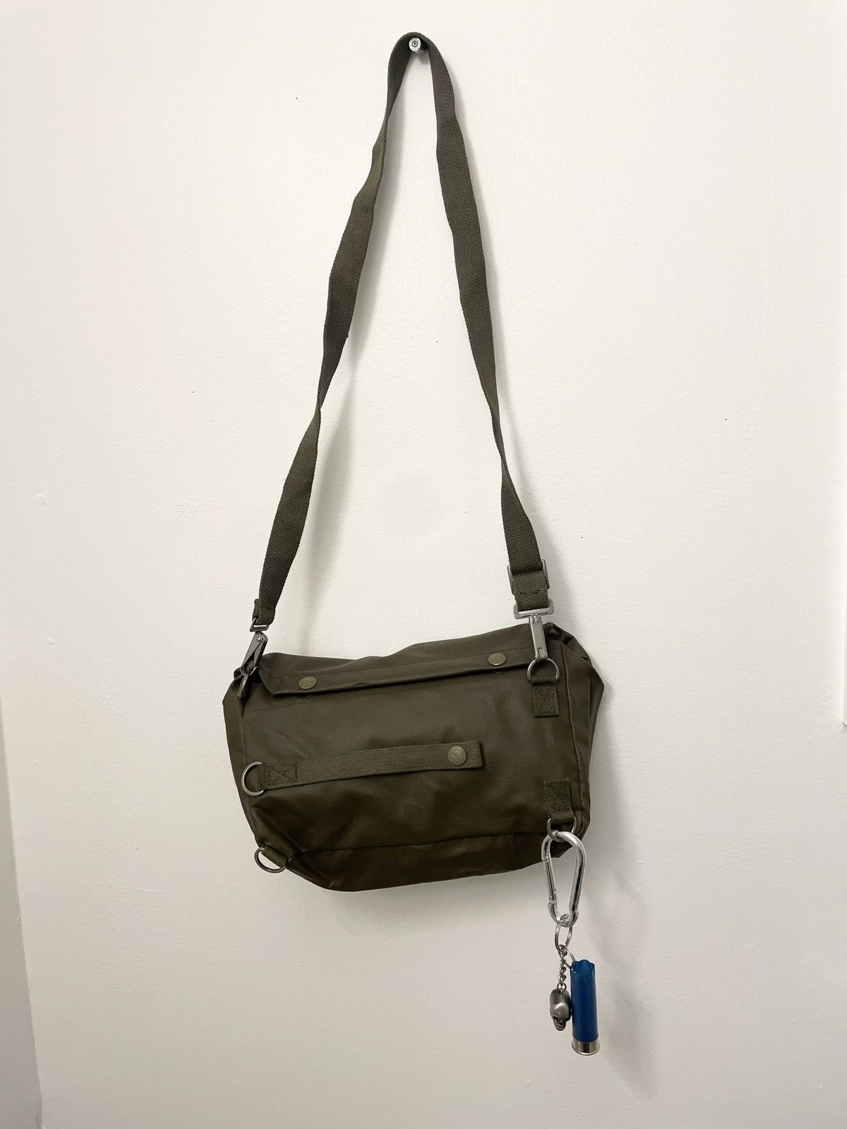 image of Avant Garde x Bag ⌖1970S Military Gas Mask Crossbody Bag ⌖ in Army, Men's