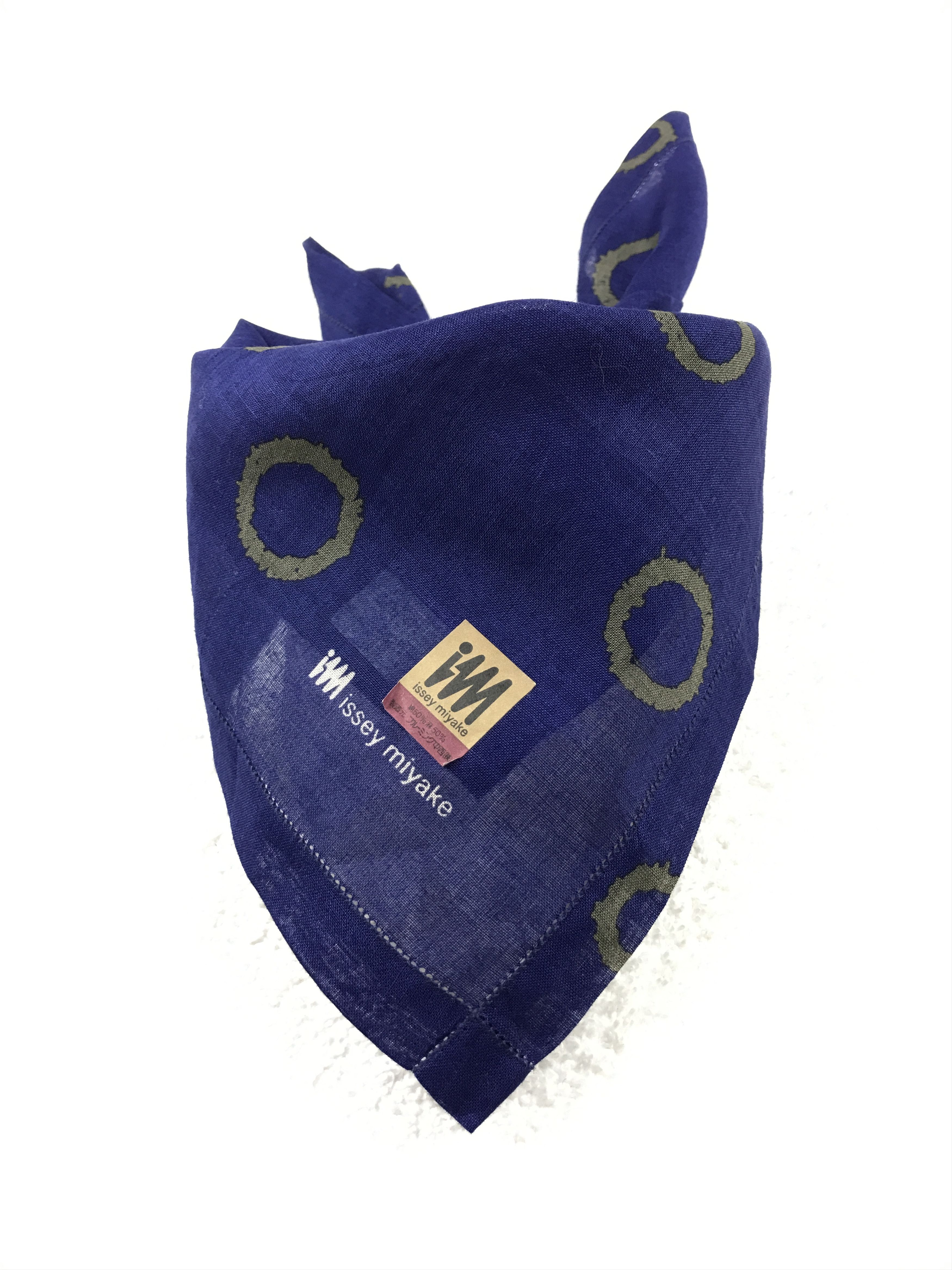 Issey Miyake × Japanese Brand × Vintage Vintage Issey Miyaki Bandana Neckerchief Handkerchief Size ONE SIZE - 3 Thumbnail