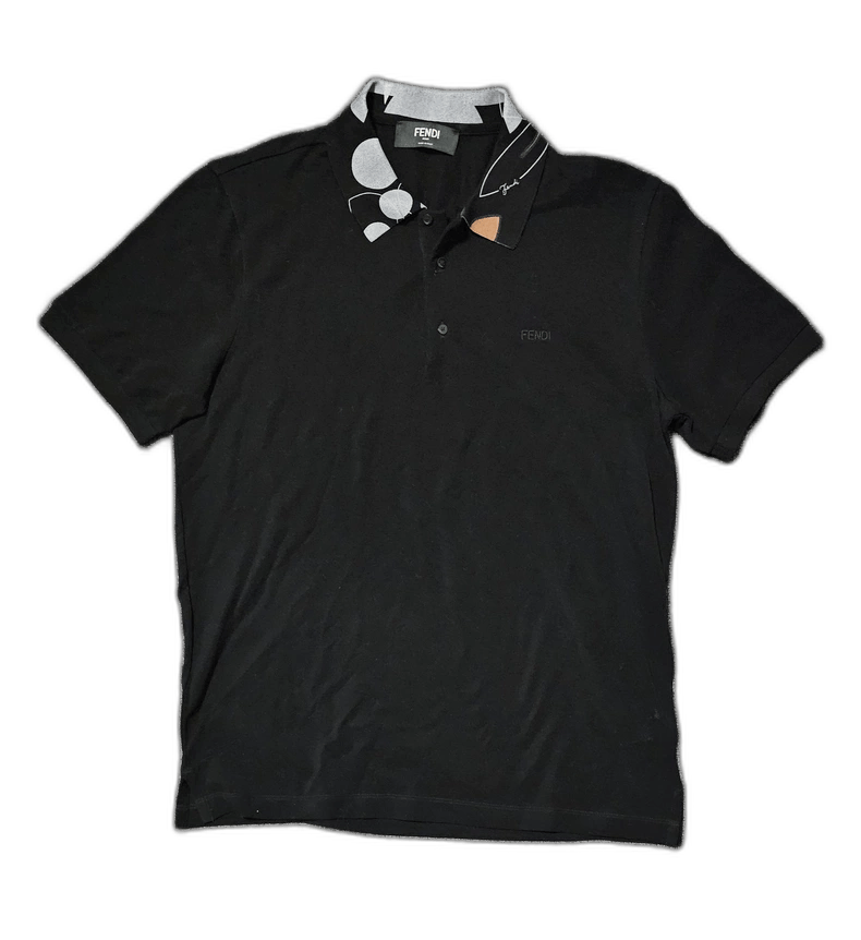 Fendi Fendi Men's Short Sleeve Polo Shirt Size US XL / EU 56 / 4 - 1 Thumbnail