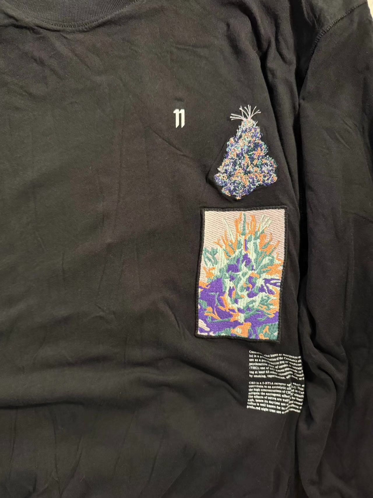 11 By Boris Bidjan Saberi 11byBBS 17FW Embroidered Floral Reversible Sweatshirt Ｑ25 Size US S / EU 44-46 / 1 - 1 Thumbnail