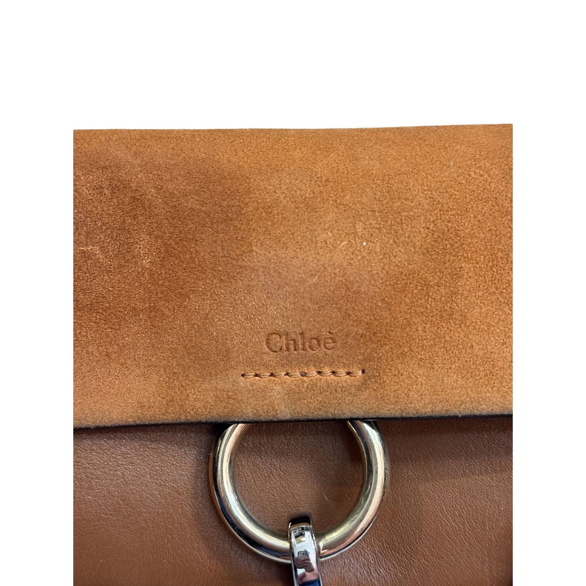 Chloe Chloe Faye Brown Suede Leather Mini Bag GUC Size ONE SIZE - 4 Thumbnail