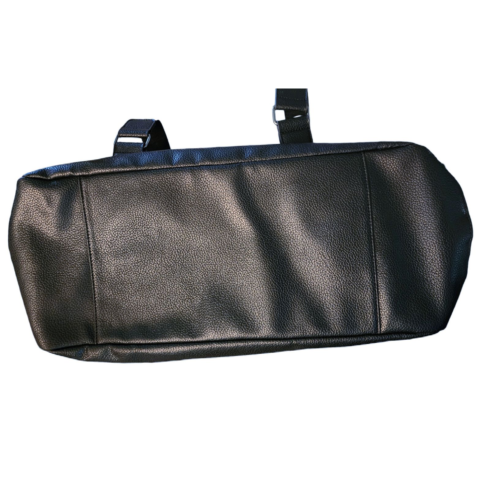 Steve Madden Steve Madden large gray black duffle polyester faux-leather Size ONE SIZE - 4 Thumbnail