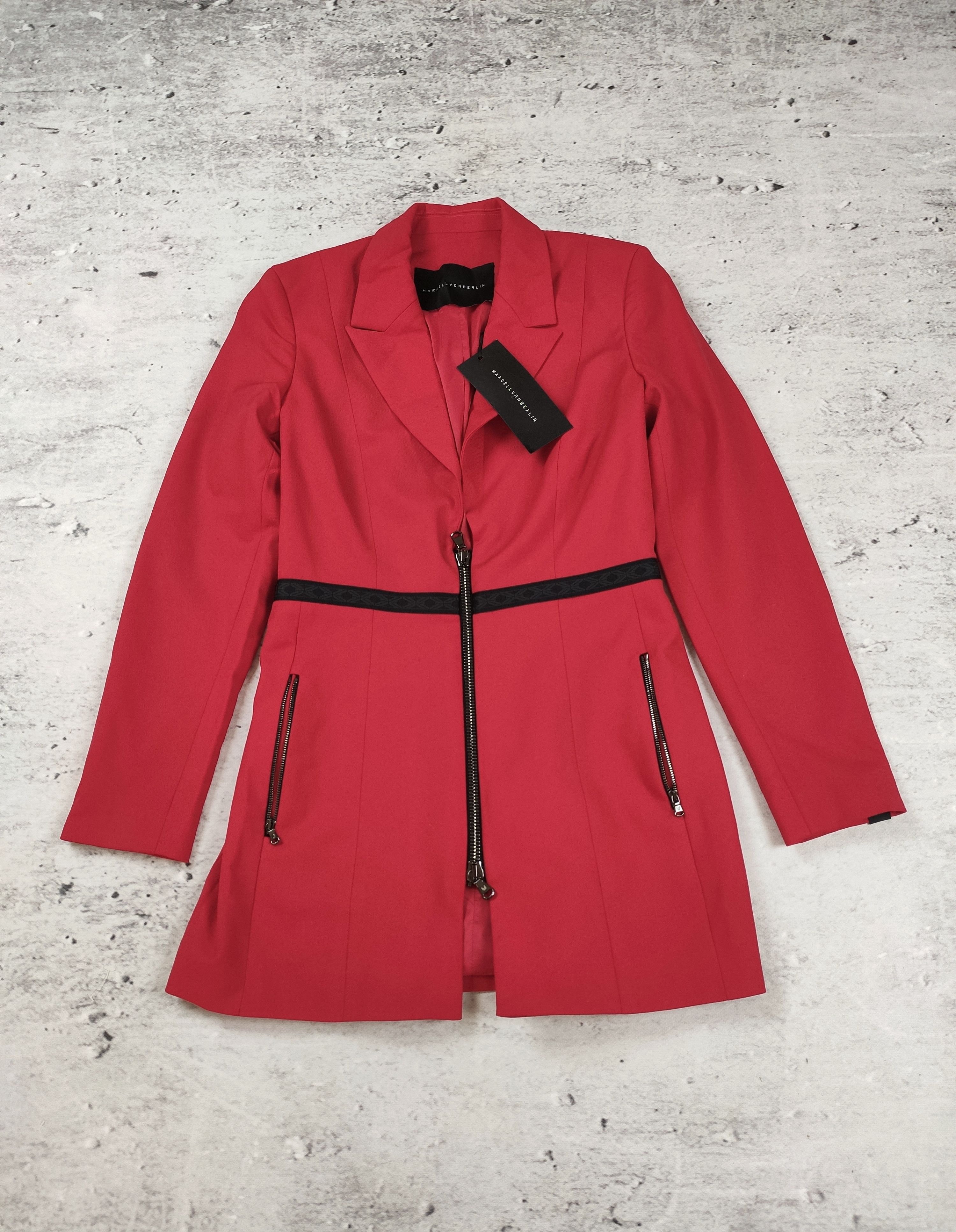 Designer Marcell Von Berlin wool coat NEW Size S / US 4 / IT 40 - 1 Thumbnail