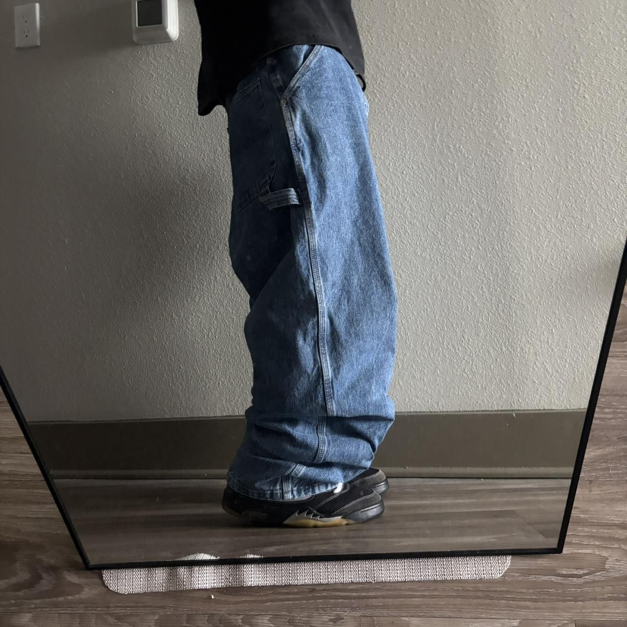 Vintage Crazy Vintage Y2K/2000s Baggy Medium Wash Skater Carpenter Denim Jeans! 40x30 Size US 40 / EU 56 - 2 Thumbnail