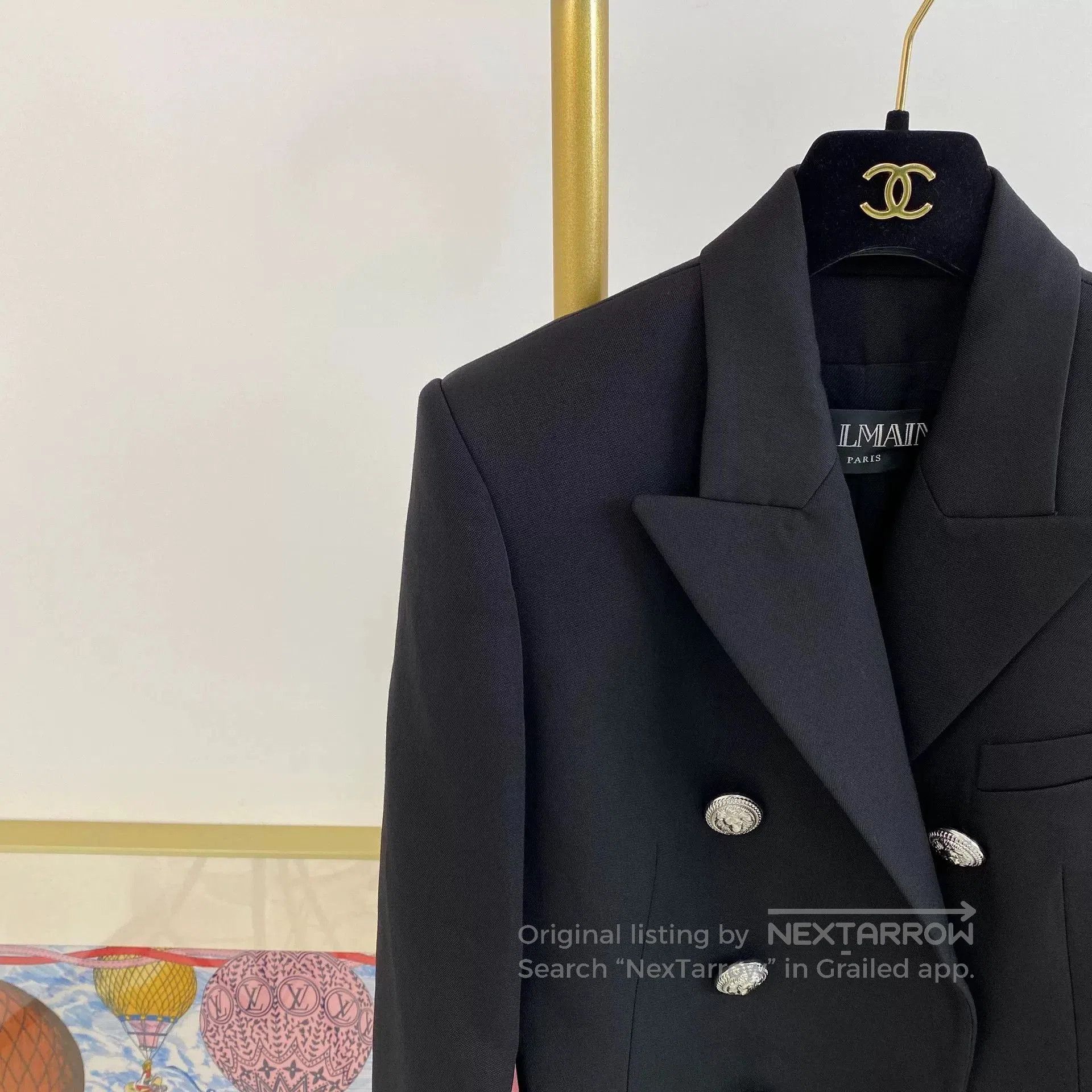 Balmain Balmain Black Blazer Size 36. Size XS / US 0-2 / IT 36-38 - 3 Thumbnail