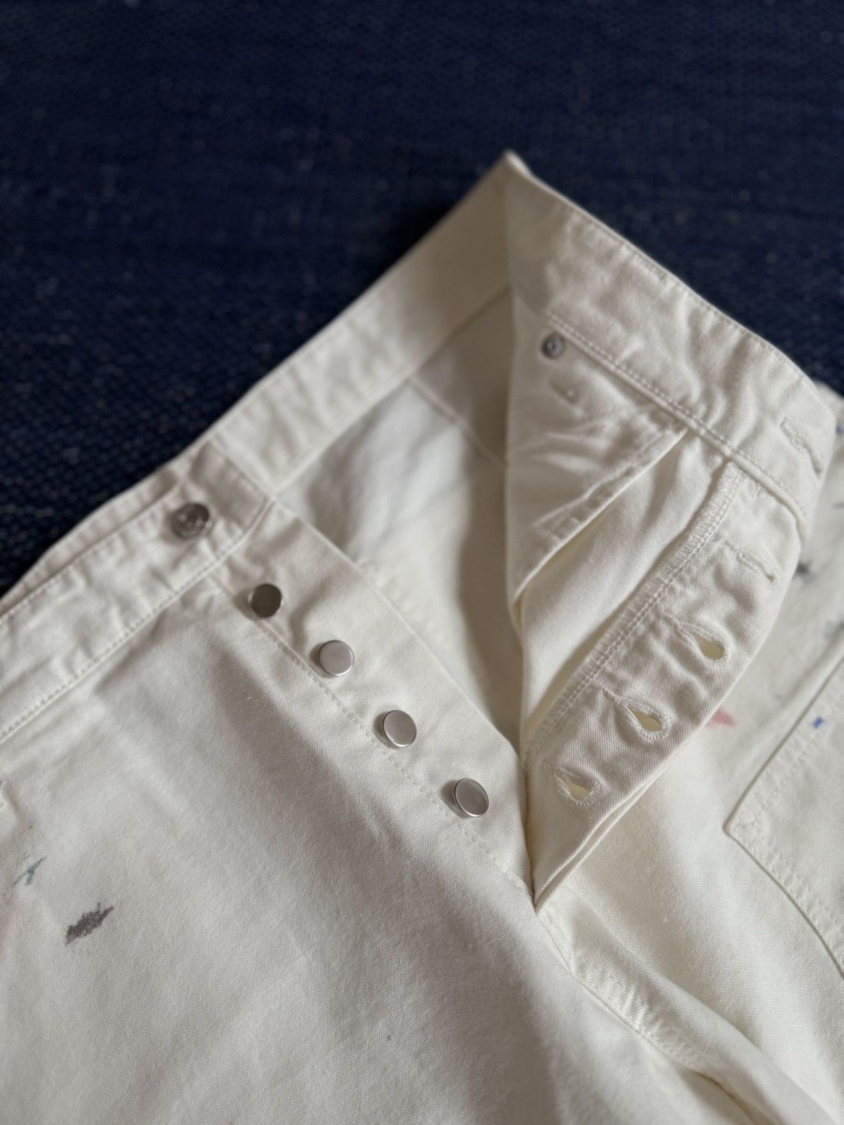 Dior SS21 Paint Splatter Double Knee Pants Size US 32 / EU 48 - 9 Thumbnail