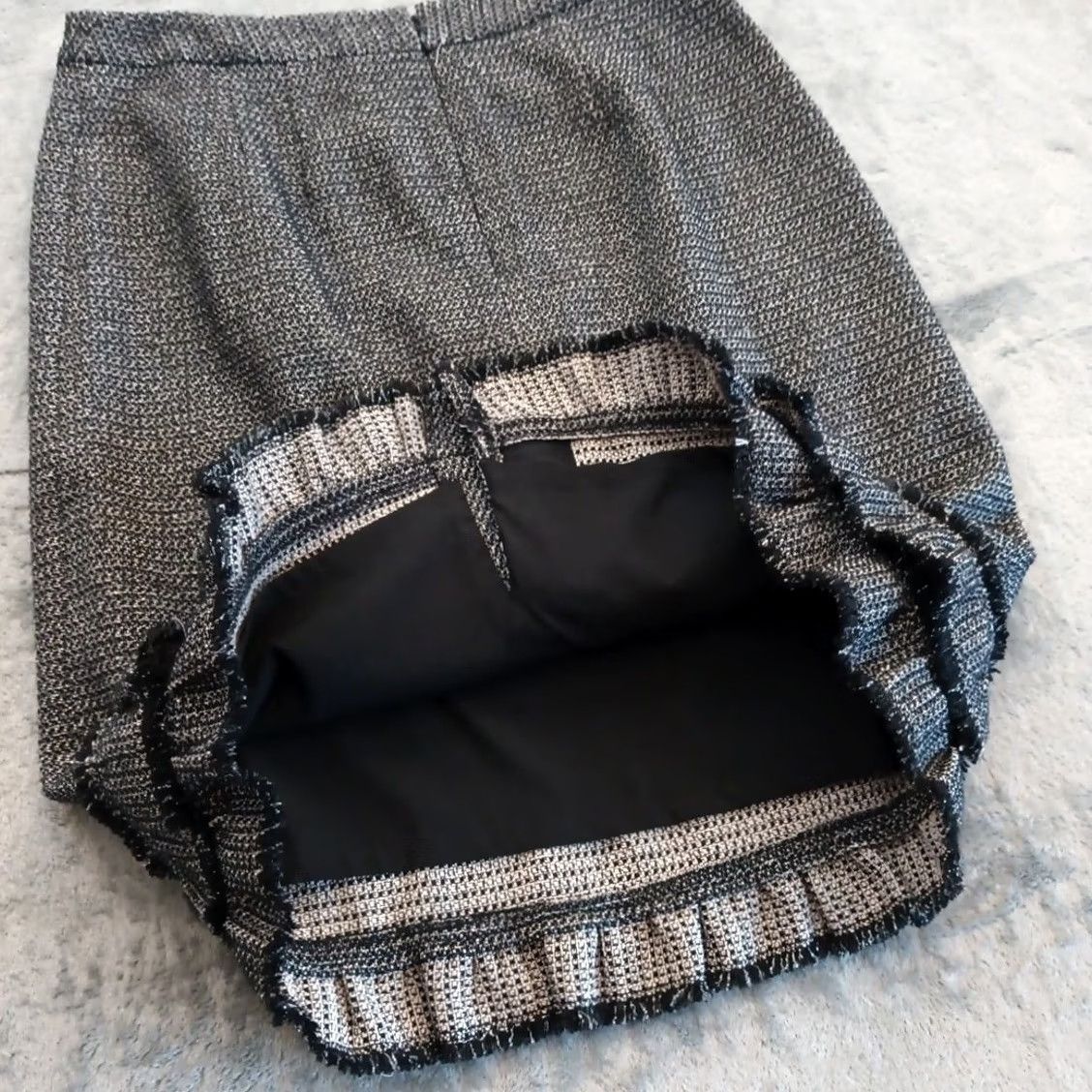 Talbots Talbots Skirt Knee Length Gray Cotton Blend Size 4 Lined Pencil Womens Regular Vintage No Size 27" / US 4 / IT 40 - 6 Thumbnail