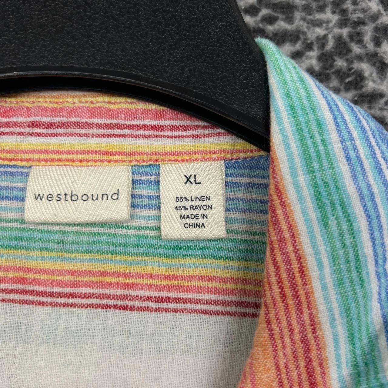 Other Westbound Shirt Women Striped Button Up Collared XL Size XL / US 12-14 / IT 48-50 - 5 Thumbnail