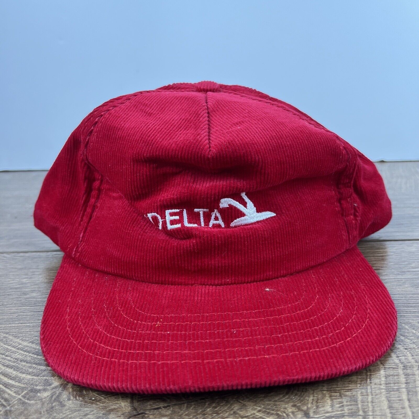 Delta Delta Hat Delta Cap Red Hat Adjustable Adult Size Hat Red Ca Size ONE SIZE - 1 Thumbnail