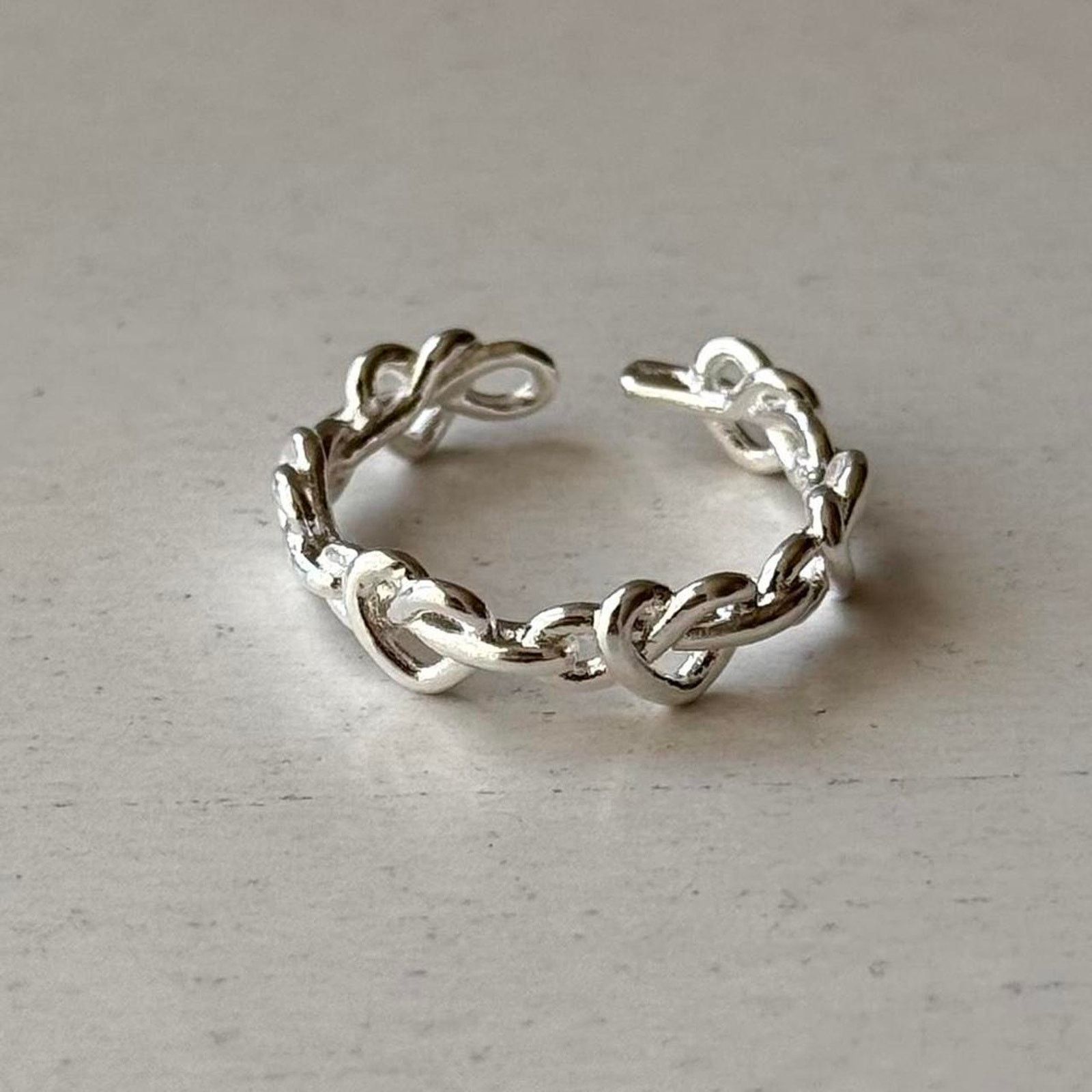 Other Silver heart barbed wire MENS2 Size 40 - 1 Thumbnail