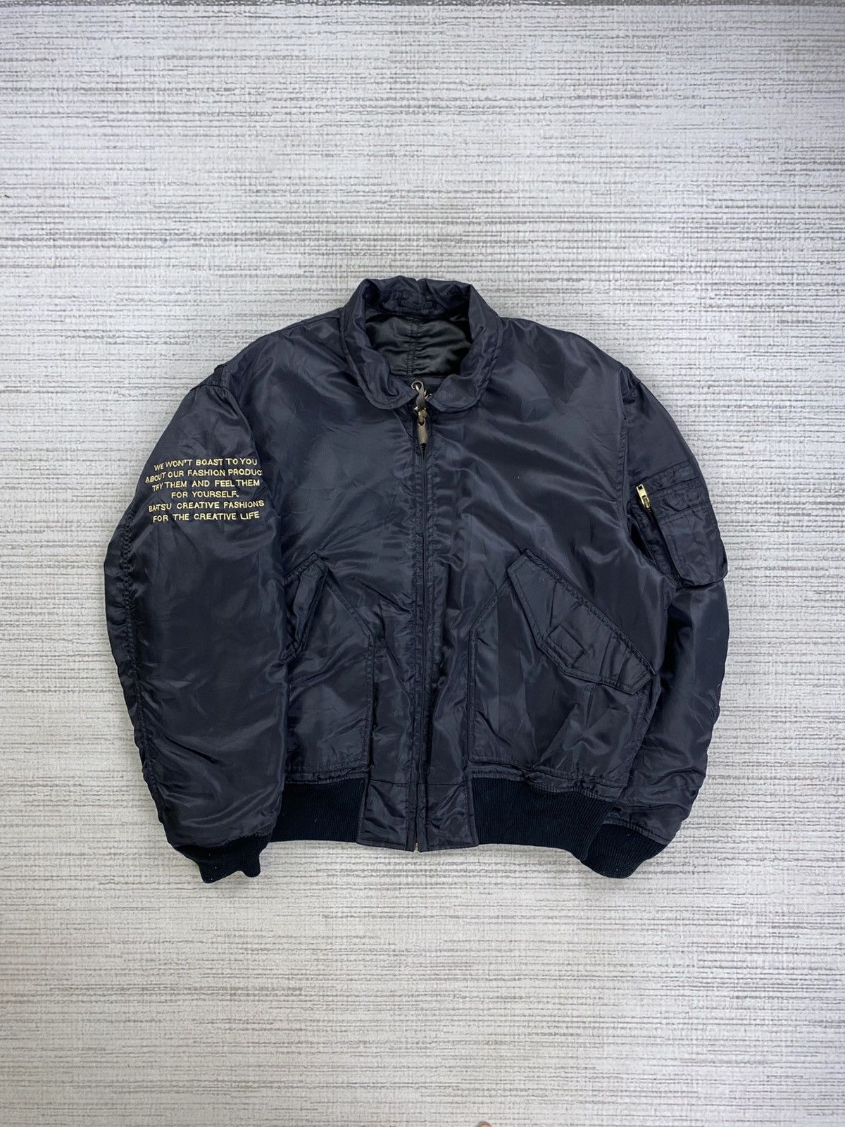 Issey Miyake Vintage Ba-Tsu Reversible Embroidery Bombers Jacket Size US L / EU 52-54 / 3 - 1 Thumbnail