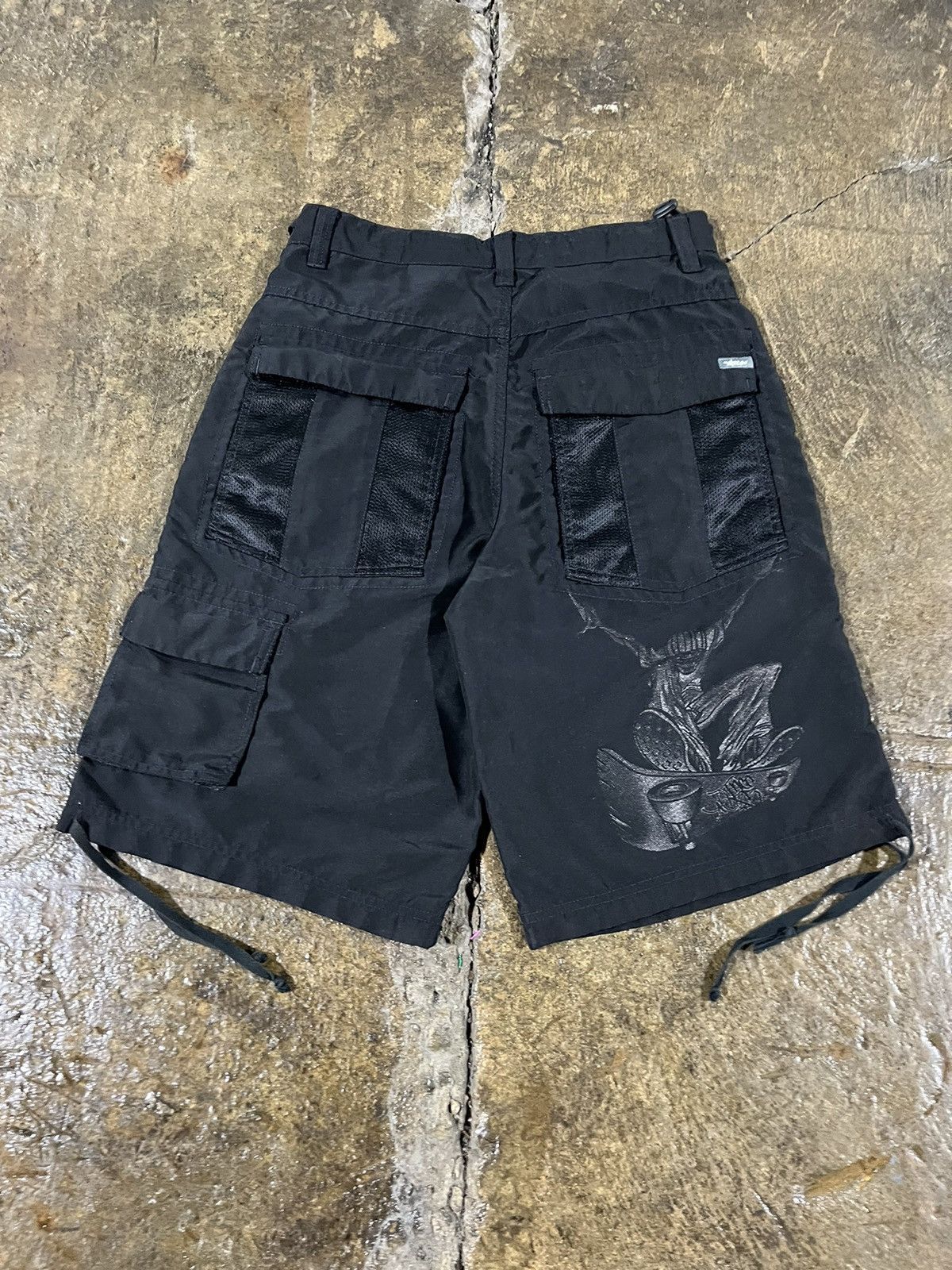 JNCO × Vintage *RARE* Crazy Vintage JNCO Utility Shorts Baggy Skater Rave Size US 30 / EU 46 - 3 Thumbnail
