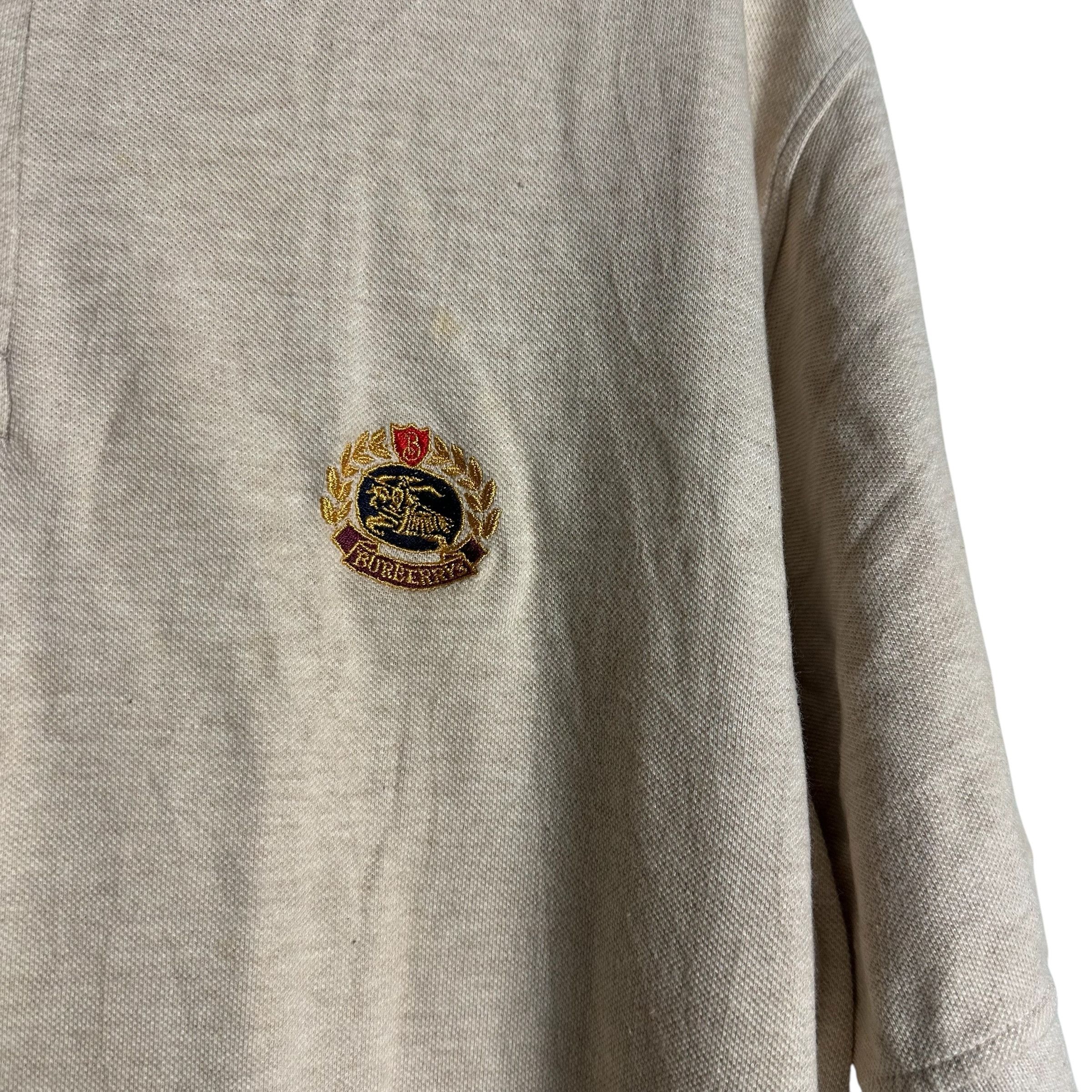 Burberry 🔥RARE🔥Vtg Burberrys of London Polo Shirt Made in Portugal Size US L / EU 52-54 / 3 - 3 Thumbnail