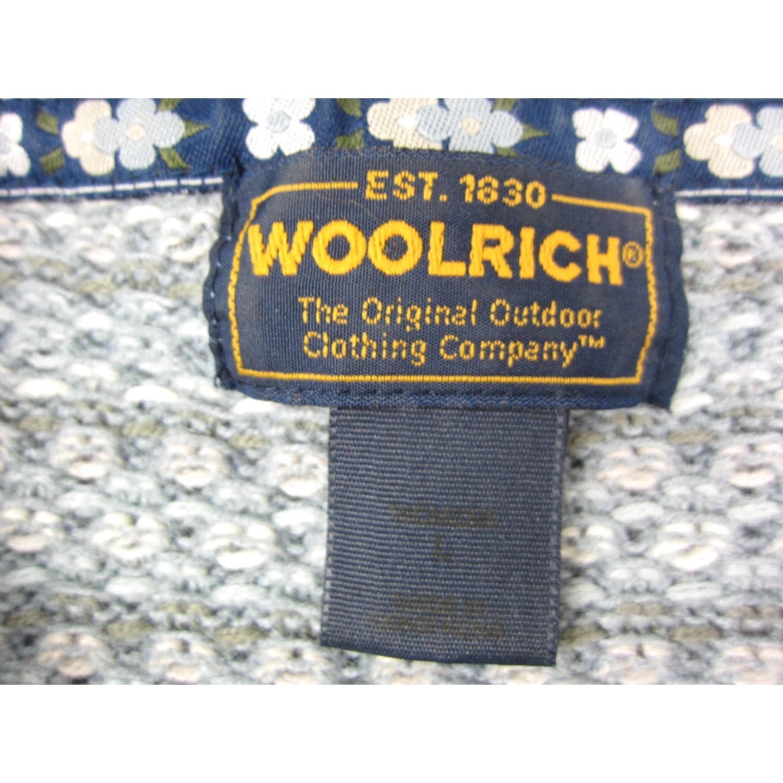 Vintage VINTAGE Woolrich Sweater Womens L Blue Knit Pullover 90s Casual Hippoe Crew Neck Cotton Ramie Knits Womens Size L / US 10 / IT 46 - 3 Thumbnail