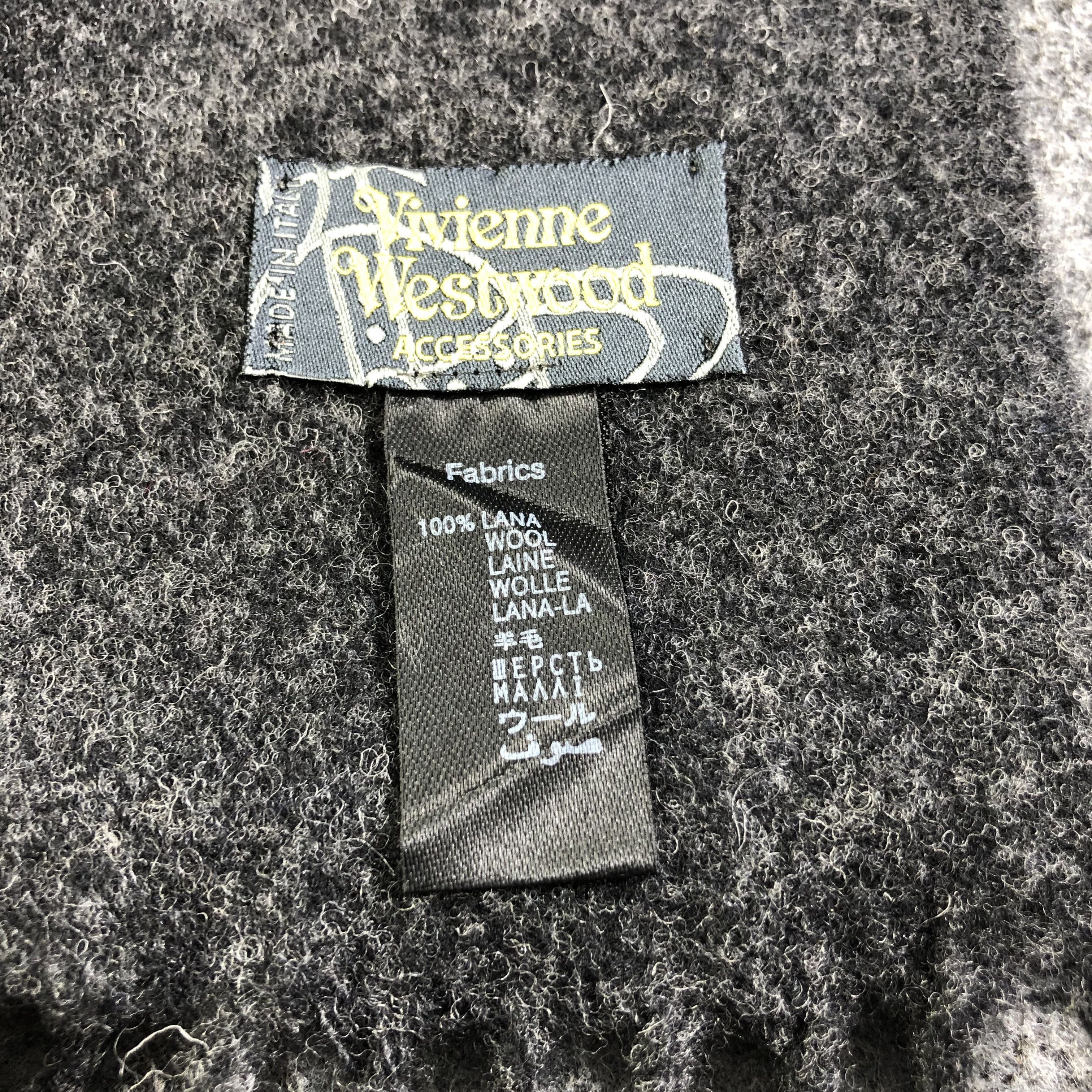 Vivienne Westwood Vivienne Westwood Wool Scarf Muffler Neckwear V2108 Size ONE SIZE - 6 Thumbnail