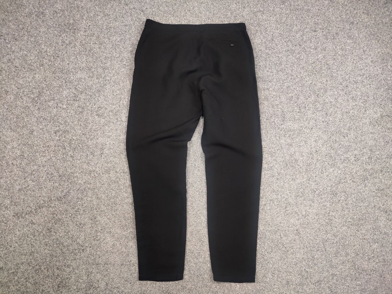 Freitag Freitag E152 Female Linen Blend Black Ankle Pants Size 30" / US 8 / IT 44 - 7 Thumbnail
