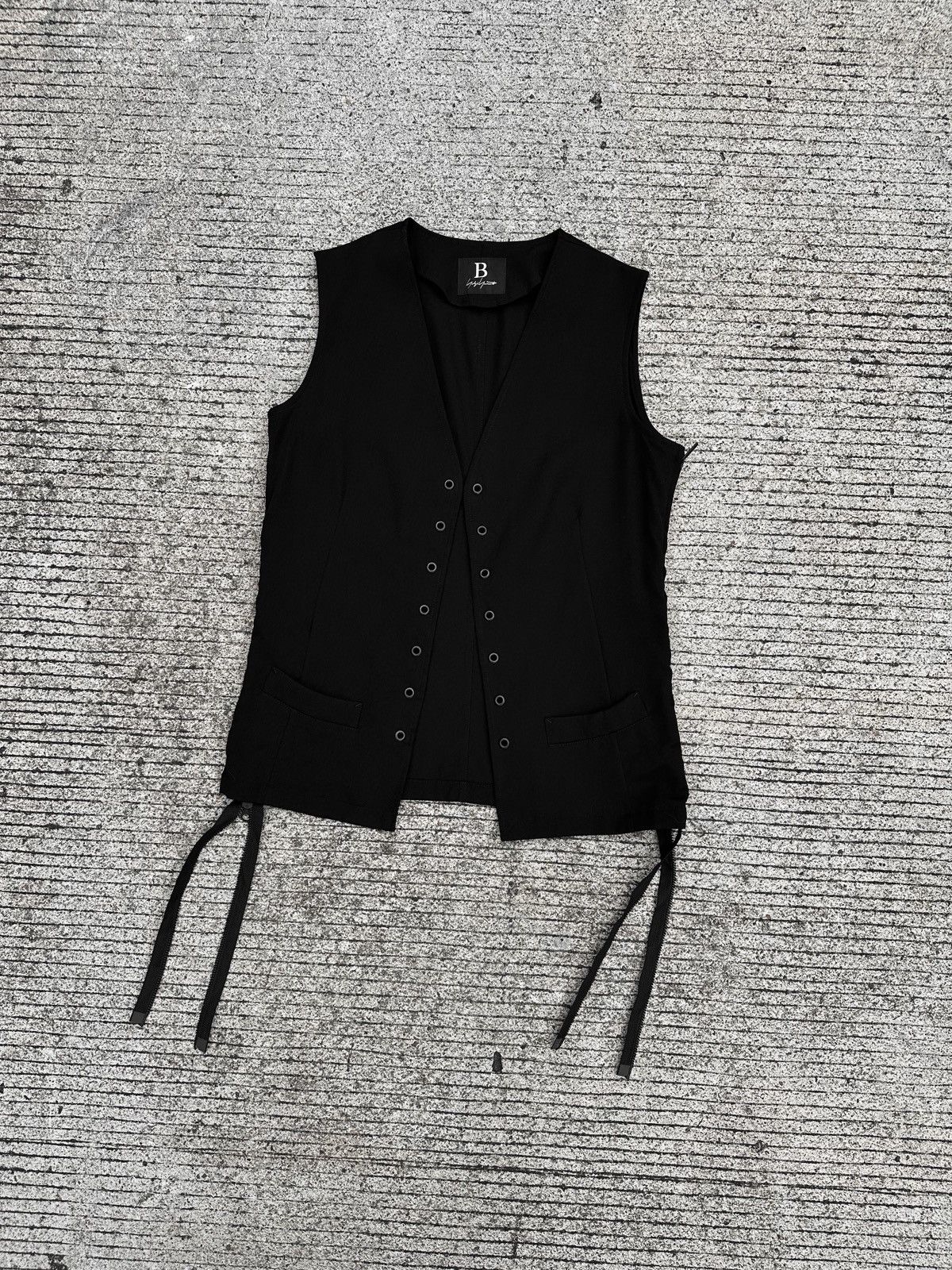 Yohji Yamamoto AW21 Side Zip Vests