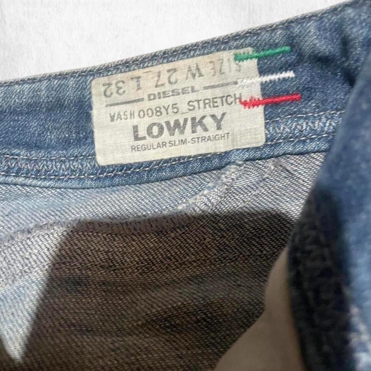Diesel Diesel VTG LOWKY lowrise dirty wash slim 27x32 Size 27" / US 4 / IT 40 - 4 Thumbnail