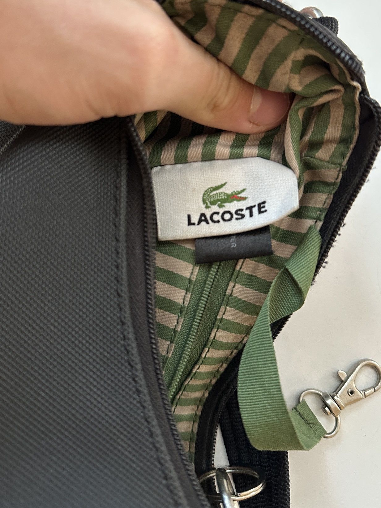 Lacoste Lacoste hand bag vintage black Size ONE SIZE - 5 Thumbnail