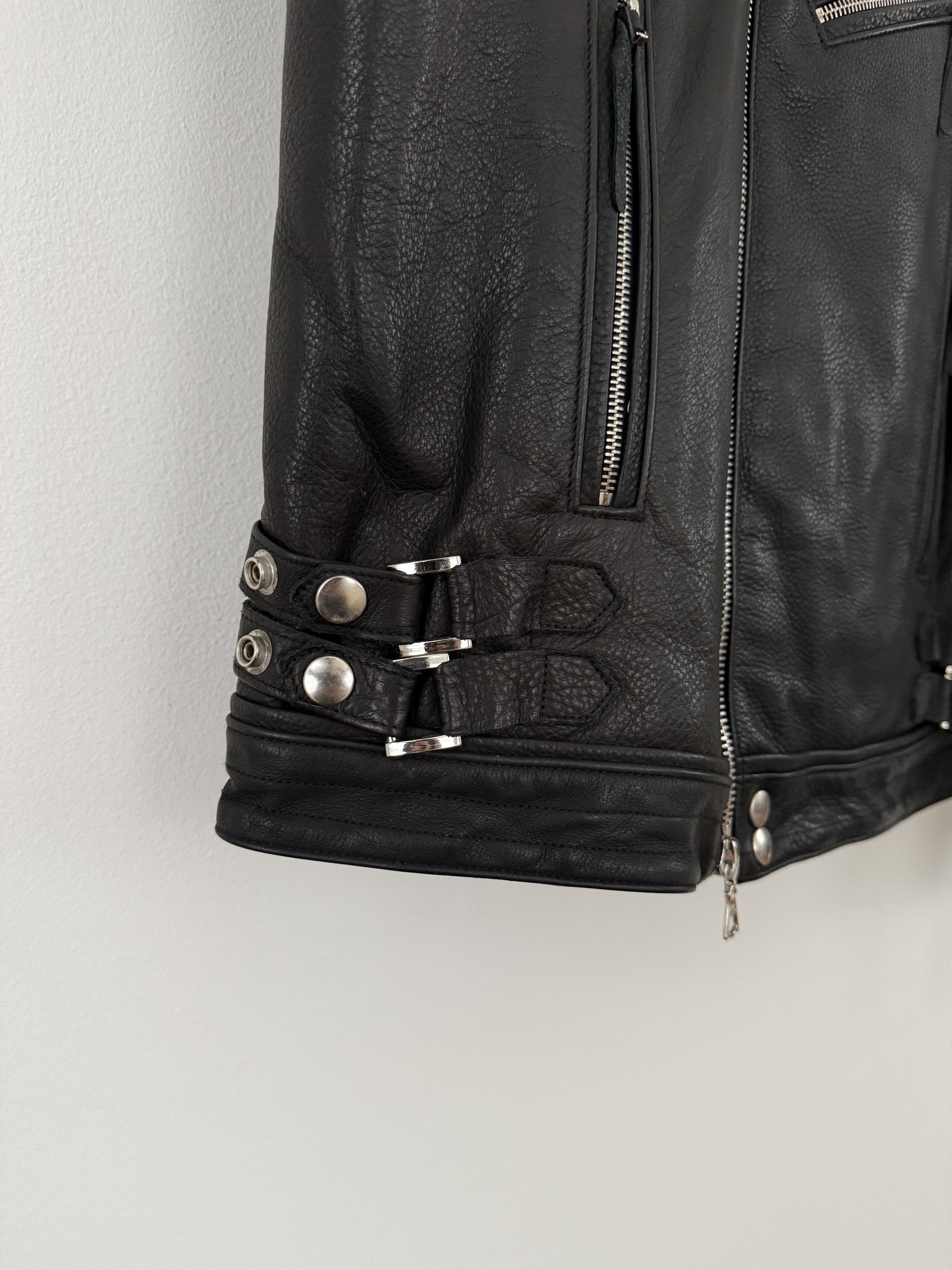John Elliott Leather Moto Jacket Size US L / EU 52-54 / 3 - 13 Thumbnail