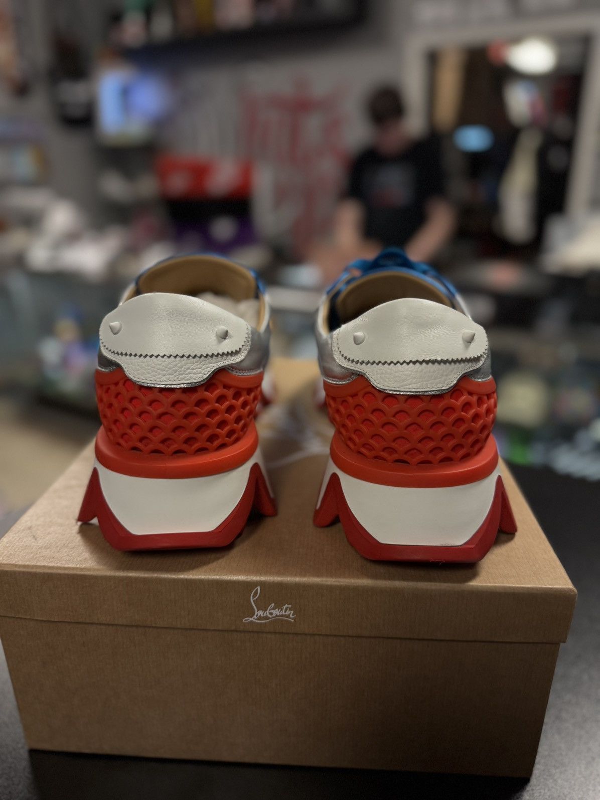 Christian Louboutin Christian Louboutin Loubishark Spike Sneakers 46EU/13US Size US 13 / EU 46 - 11 Thumbnail